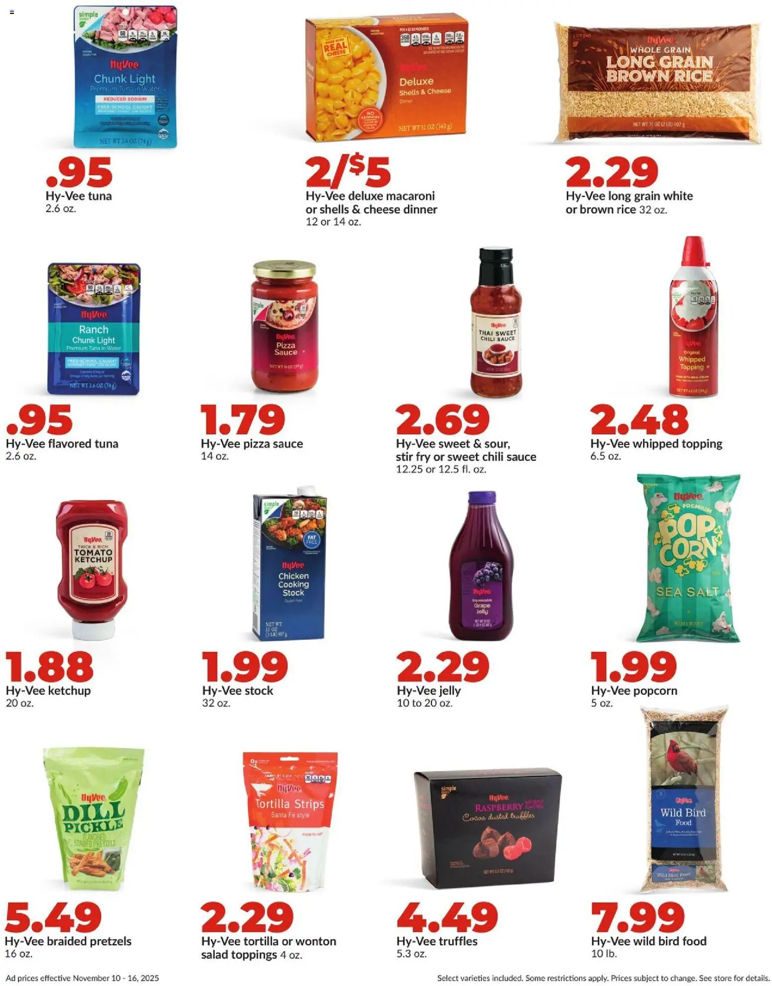 HyVee Weekly Ad - valid from 10.11.2025 | Page: 25 | Products: Salad, Salt, Raspberry, Dill