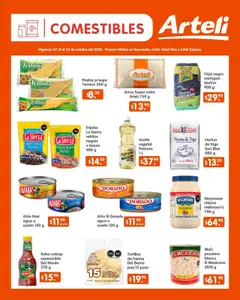 Vista previa de Arteli - Folleto Quincenal, nuevo folleto de la tienda, válido en México a partir del 07.10.2025 | Página: 6 | Productos: Fuente, Aceite, Arroz, Catsup