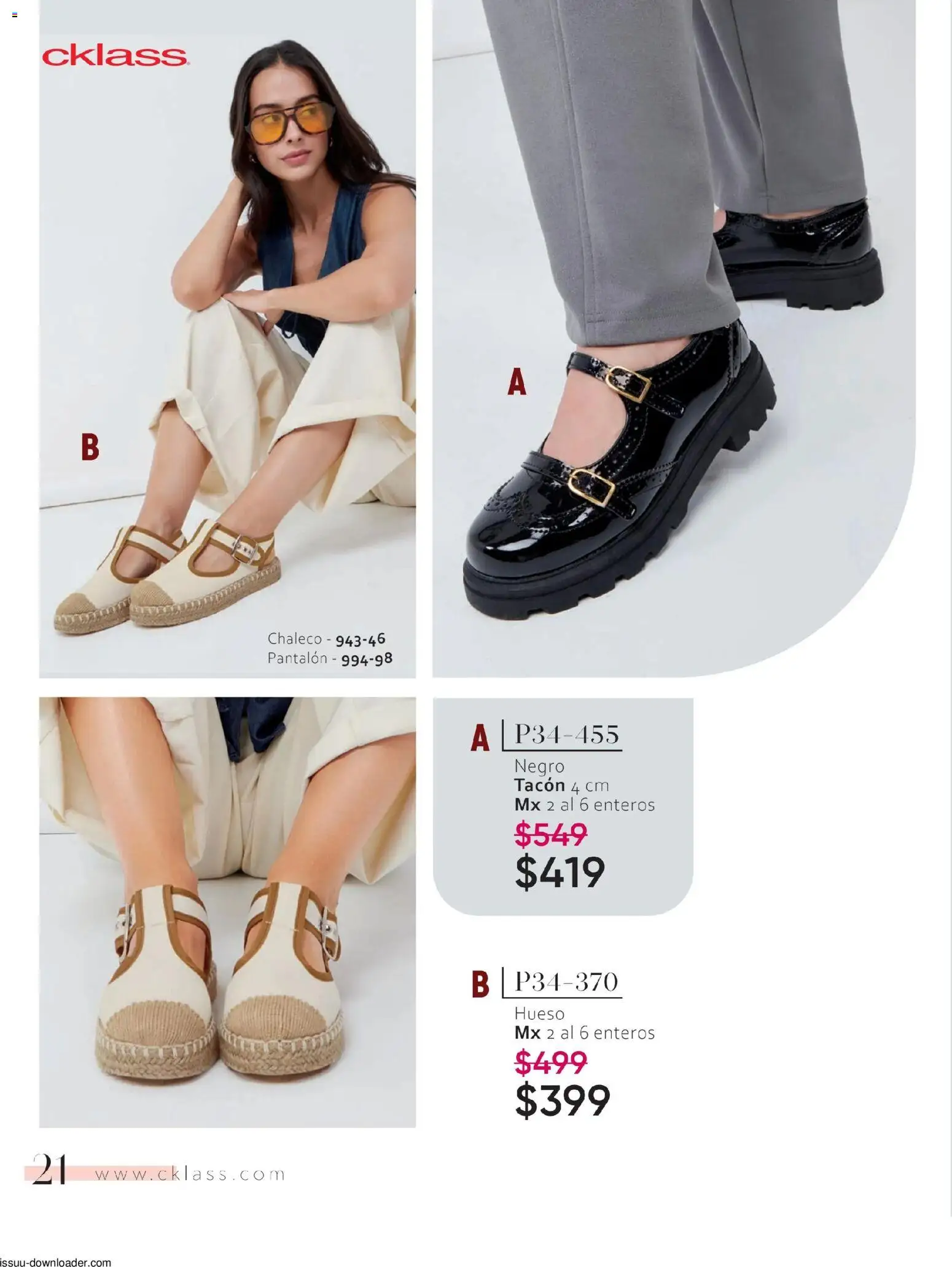 Nuevas ofertas de Cklass válidas en toda la República Mexicana desde el 26.01.2026. ¡Encuentra las mejores ofertas en Cklass catálogo Especial Calzado! | Página: 22
