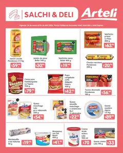 Vista previa de Arteli folleto Quincenal, nuevo folleto de la tienda, válido en México a partir del 24.03.2026 | Página: 8 | Productos: Papa, Tocino, Queso, Chorizo