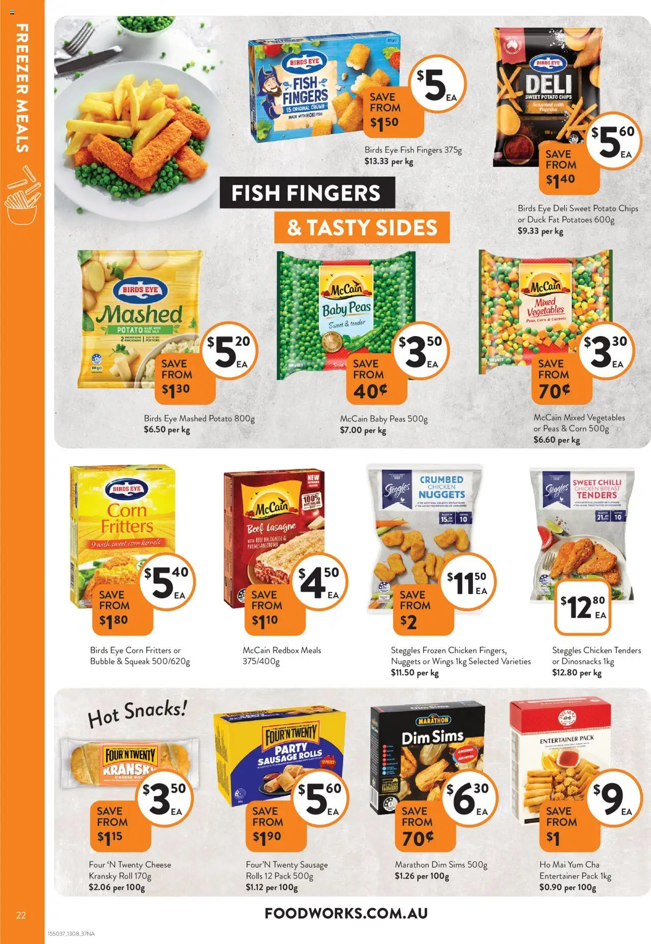 Foodworks catalogue - valid from 13.08.2025 | Page: 22 | Products: Milk, Chicken, Paprika, Potatoes