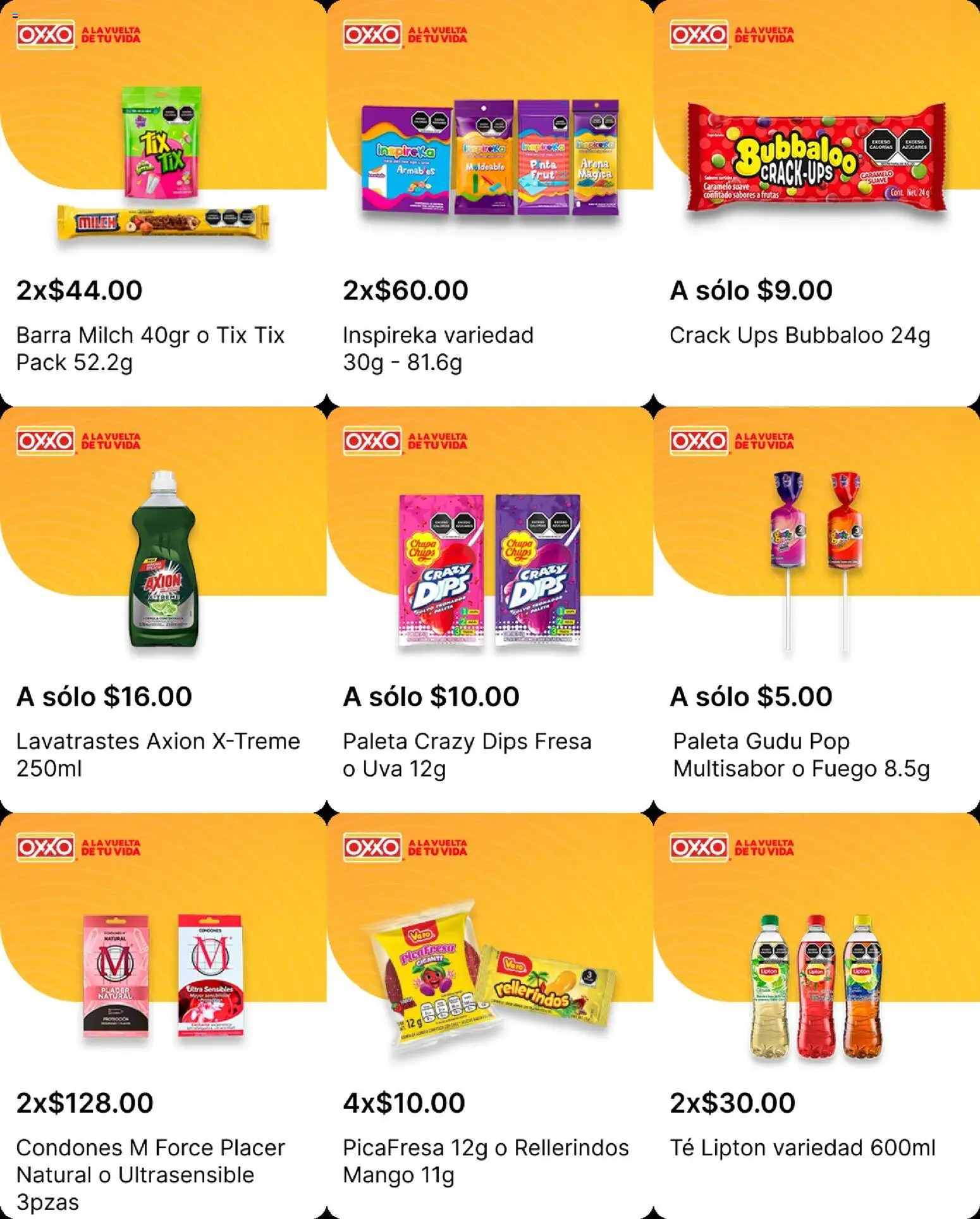 Nuevas ofertas de OXXO válidas en toda la República Mexicana desde el 04.12.2025. ¡Encuentra las mejores ofertas en OXXO folleto! | Página: 10 | Productos: Fresa, Paleta, Uva, Barra