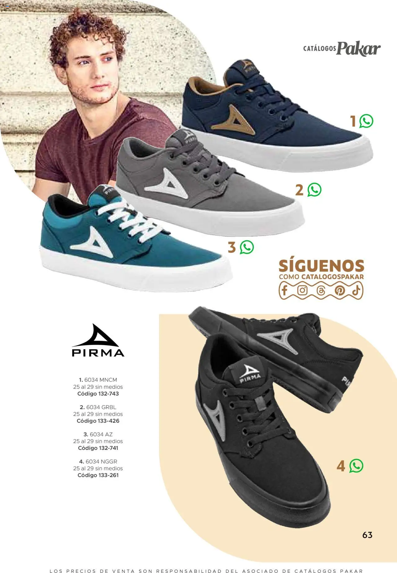 Nuevas ofertas de SC Pakar válidas en toda la República Mexicana desde el 24.07.2025. ¡Encuentra las mejores ofertas en SC Pakar - Catálogo Hombre otoño / invierno! | Página: 63