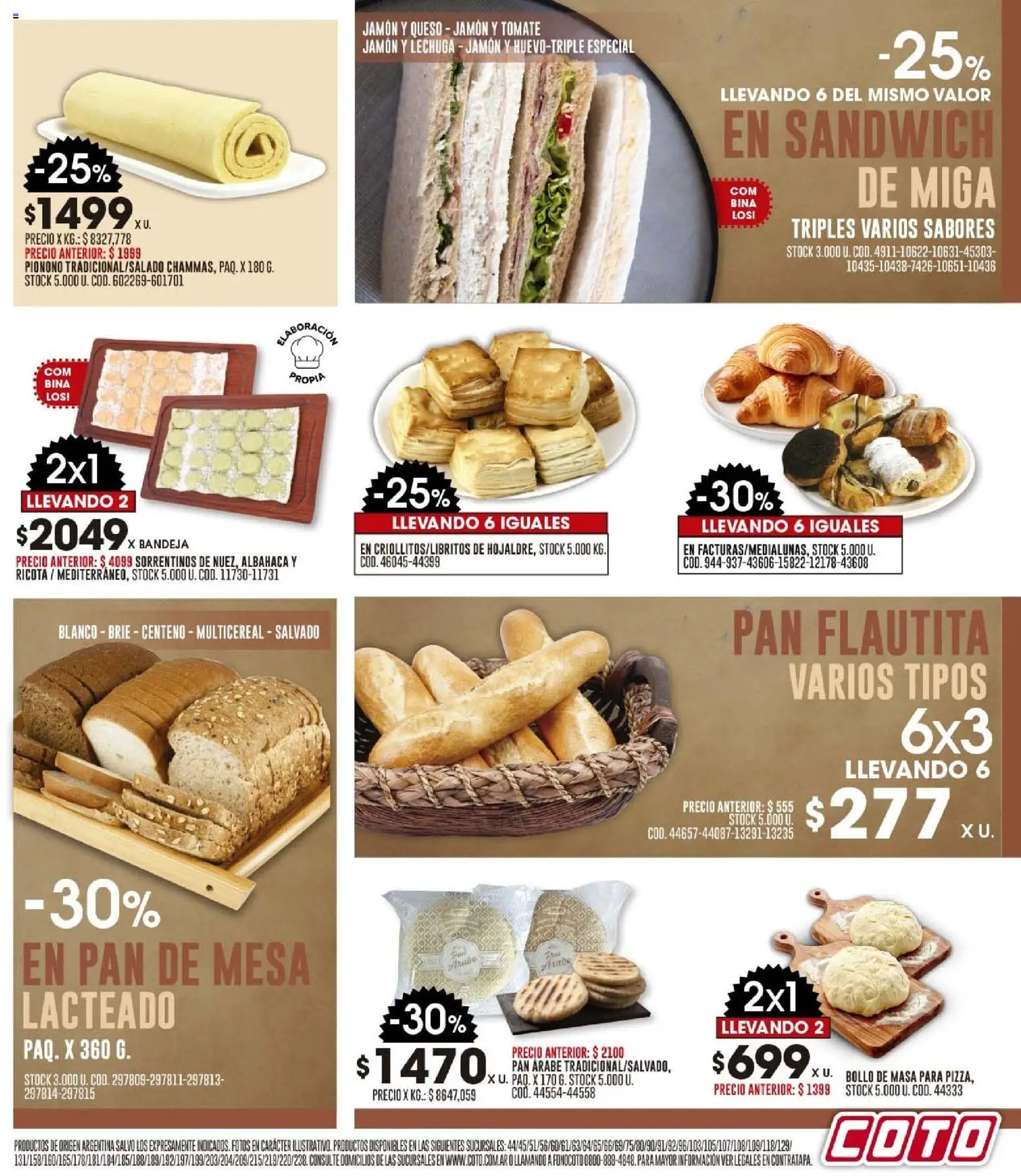 Coto - Ofertas │ válido desde el 03.11.2025 | Página: 5 | Productos: Mesa, Bandeja, Queso, Pan