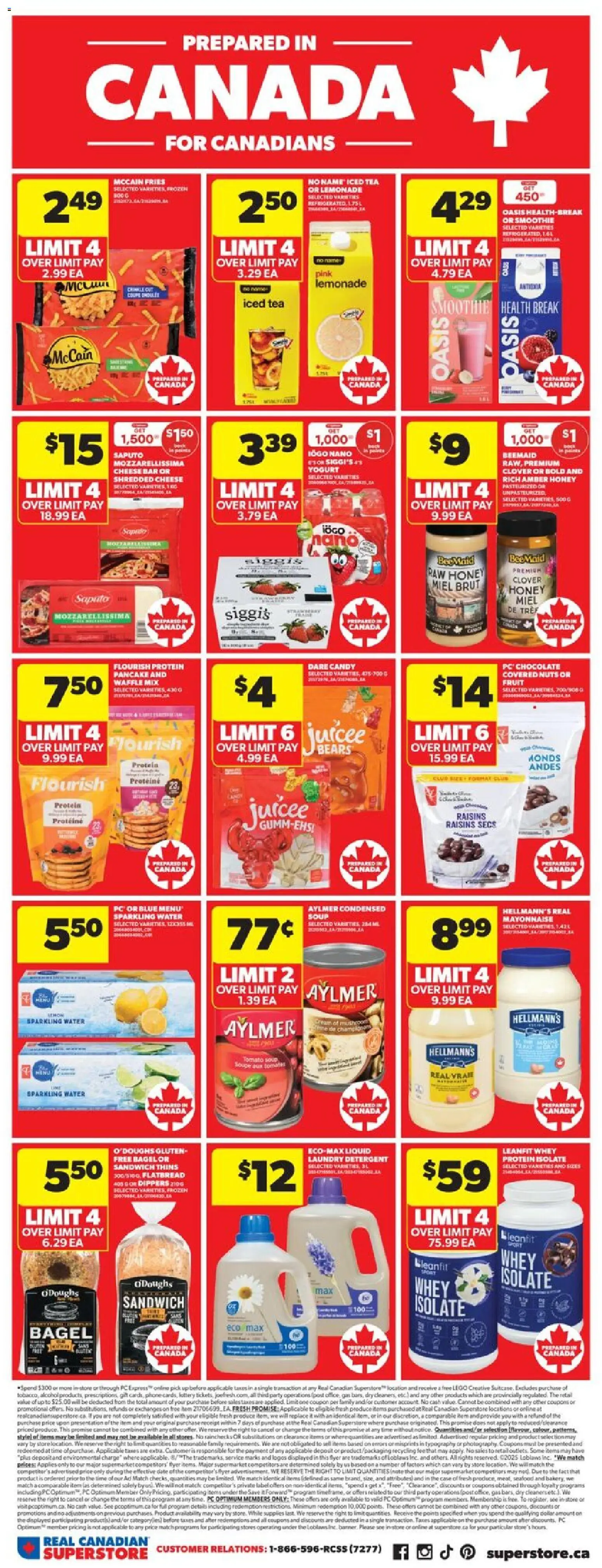 Real Canadian Superstore flyer valid from 13.11.2025 | Page: 7 | Products: Cream, Phone, Cheese, Chocolate