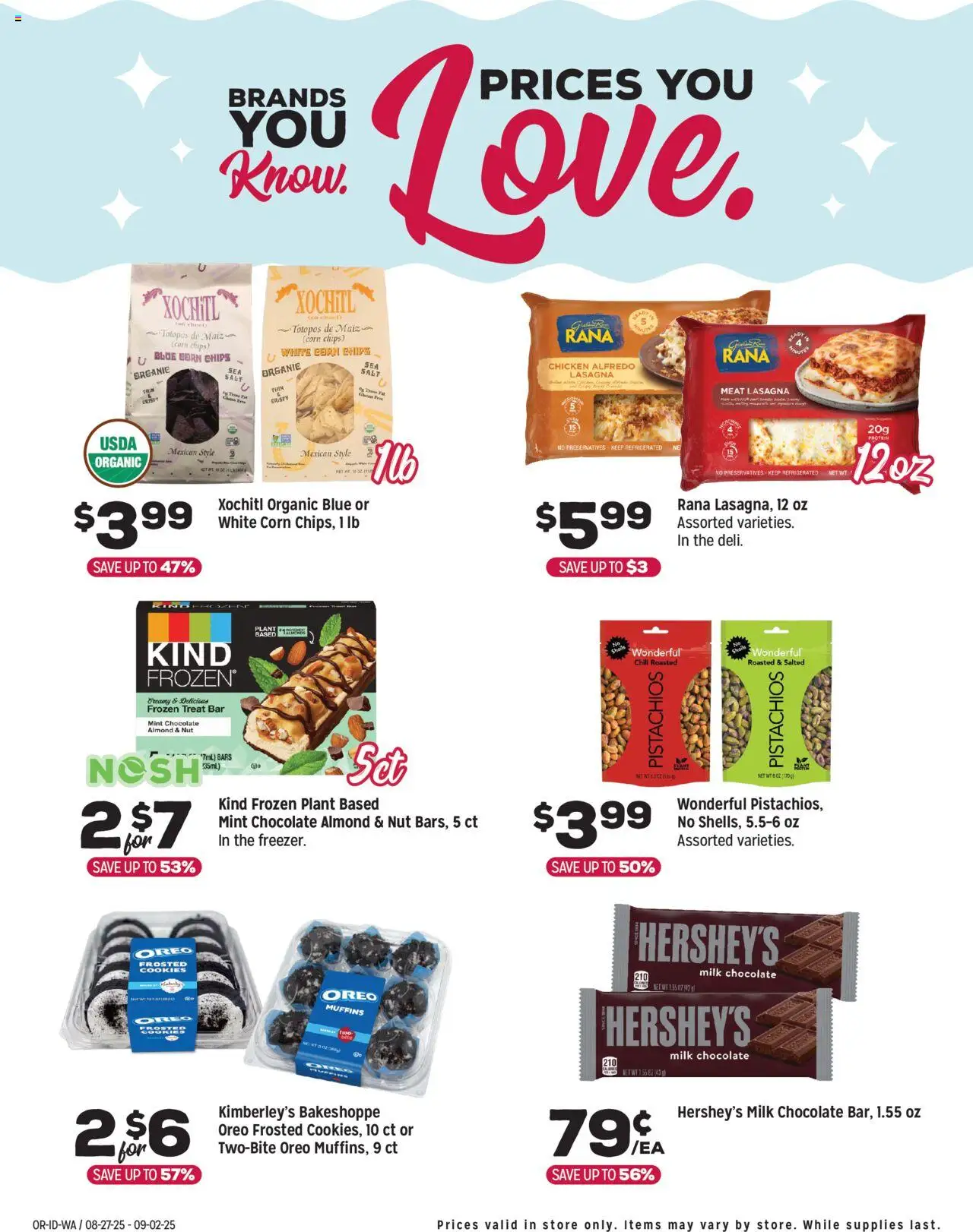 Grocery Outlet Weekly Ad - WA - valid from 27.08.2025 | Page: 3 | Products: Corn, Milk, Chips, Salt