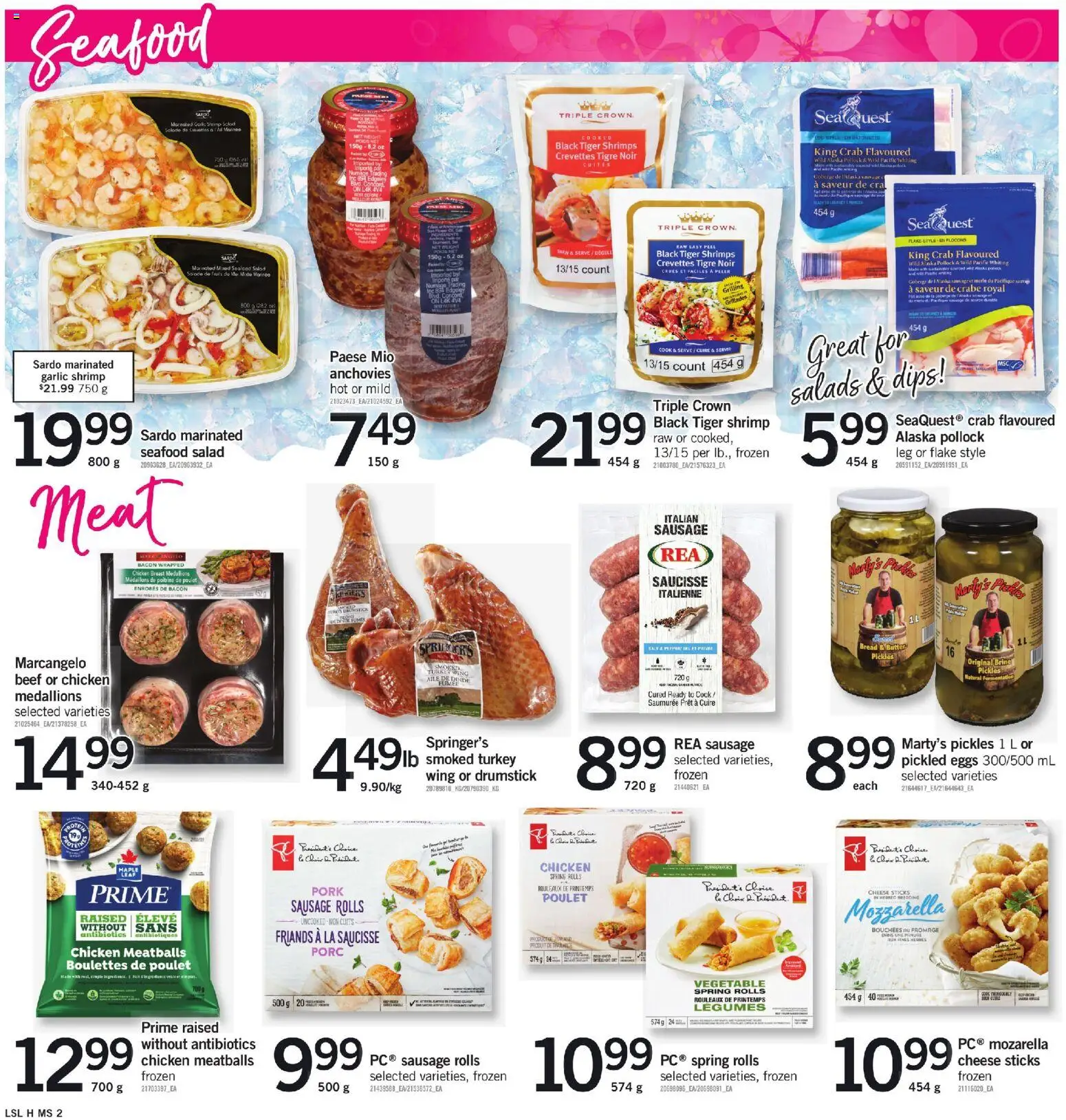 Loblaws flyer valid from 02.04.2026 | Page: 11 | Products: Turkey, Butter, Cheese, Pork