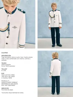 Vista previa de El Corte Inglés catálogo Comuniones , nuevo folleto de la tienda, válido en México a partir del 20.11.2025 | Página: 7 | Productos: Traje, Camisa