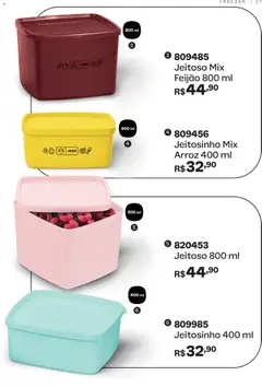 Tupperware - Catálogo Vitrine 12 - Pré-Visualização do folheto da loja Tupperware, válido de 01.12.2025 | Página: 27 | Produtos: Feijão, Freezer, Arroz