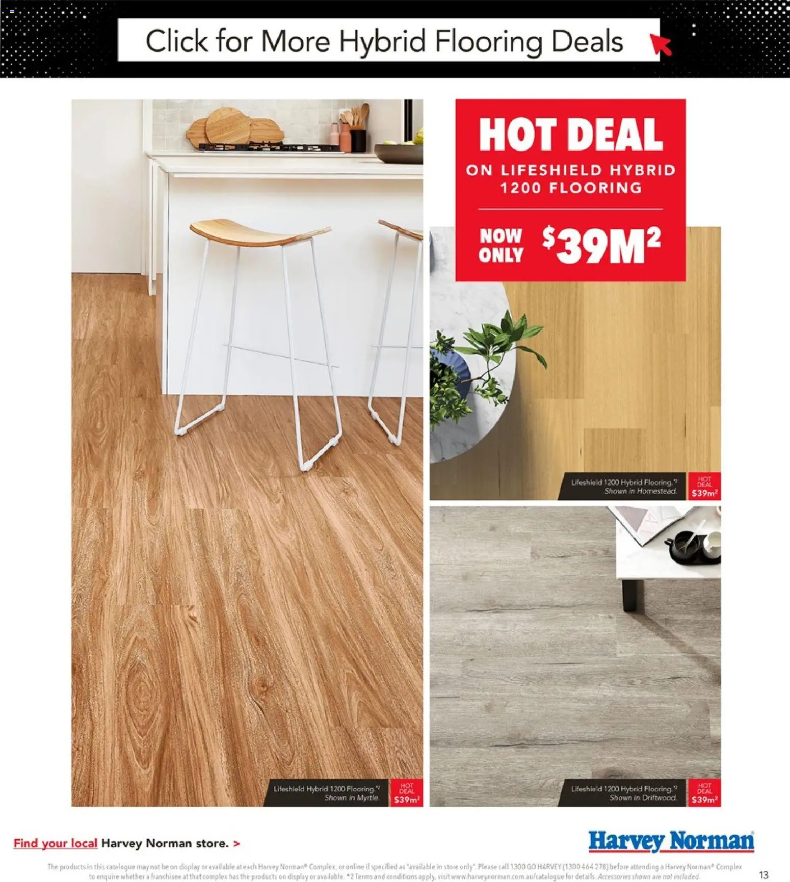 Harvey Norman catalogue - valid from 13.11.2025 | Page: 13 | Products: Flooring, Accessories