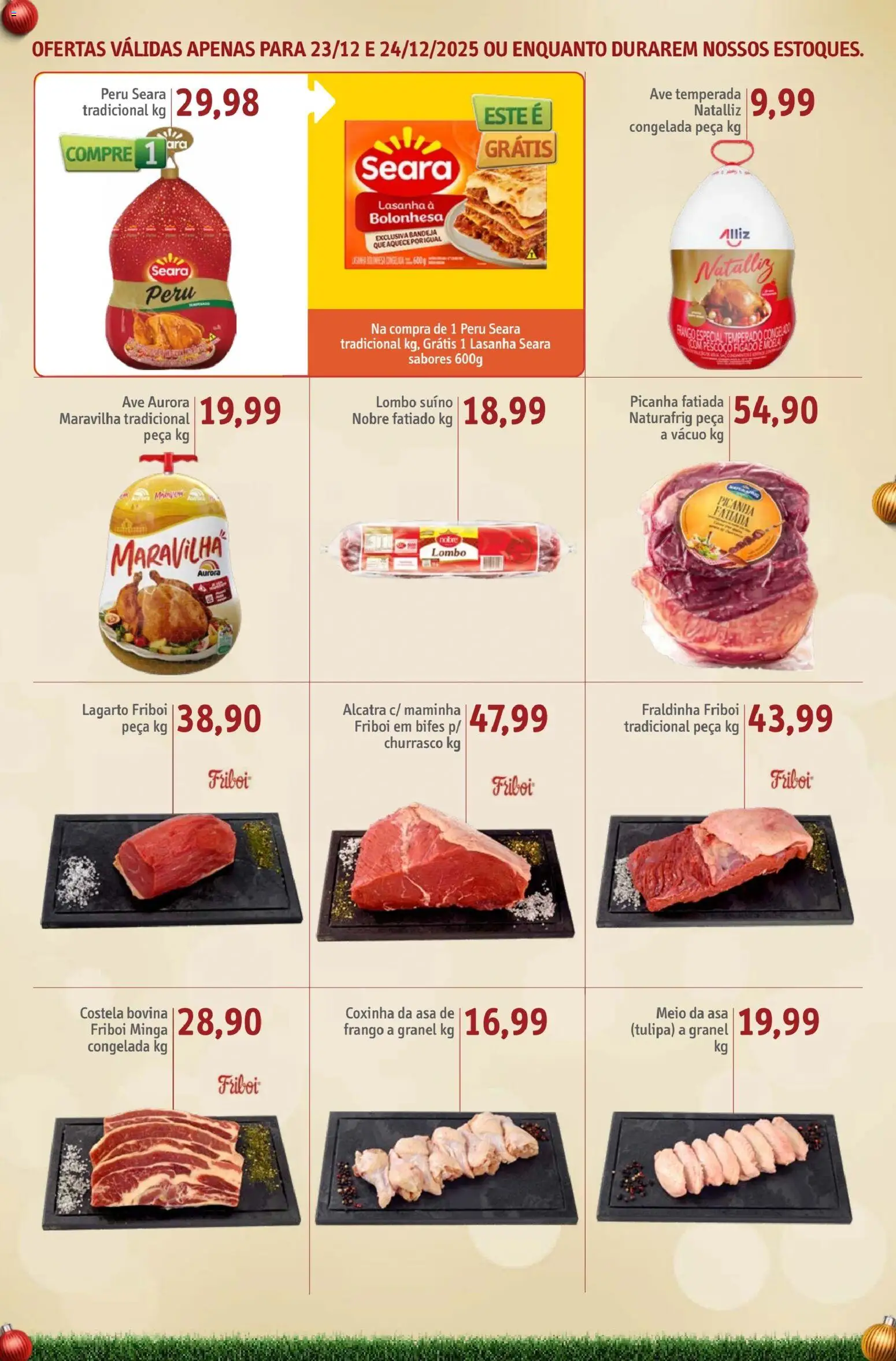 Sonda Folheto - válido de 23.12.2025 | Página: 2 | Produtos: Picanha, Lombo, Bandeja, Frango