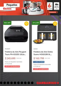 Vista previa Garbarino catálogo válido desde el 09.10.2025 | Página: 7 | Productos: Freidora, Freidora de aire
