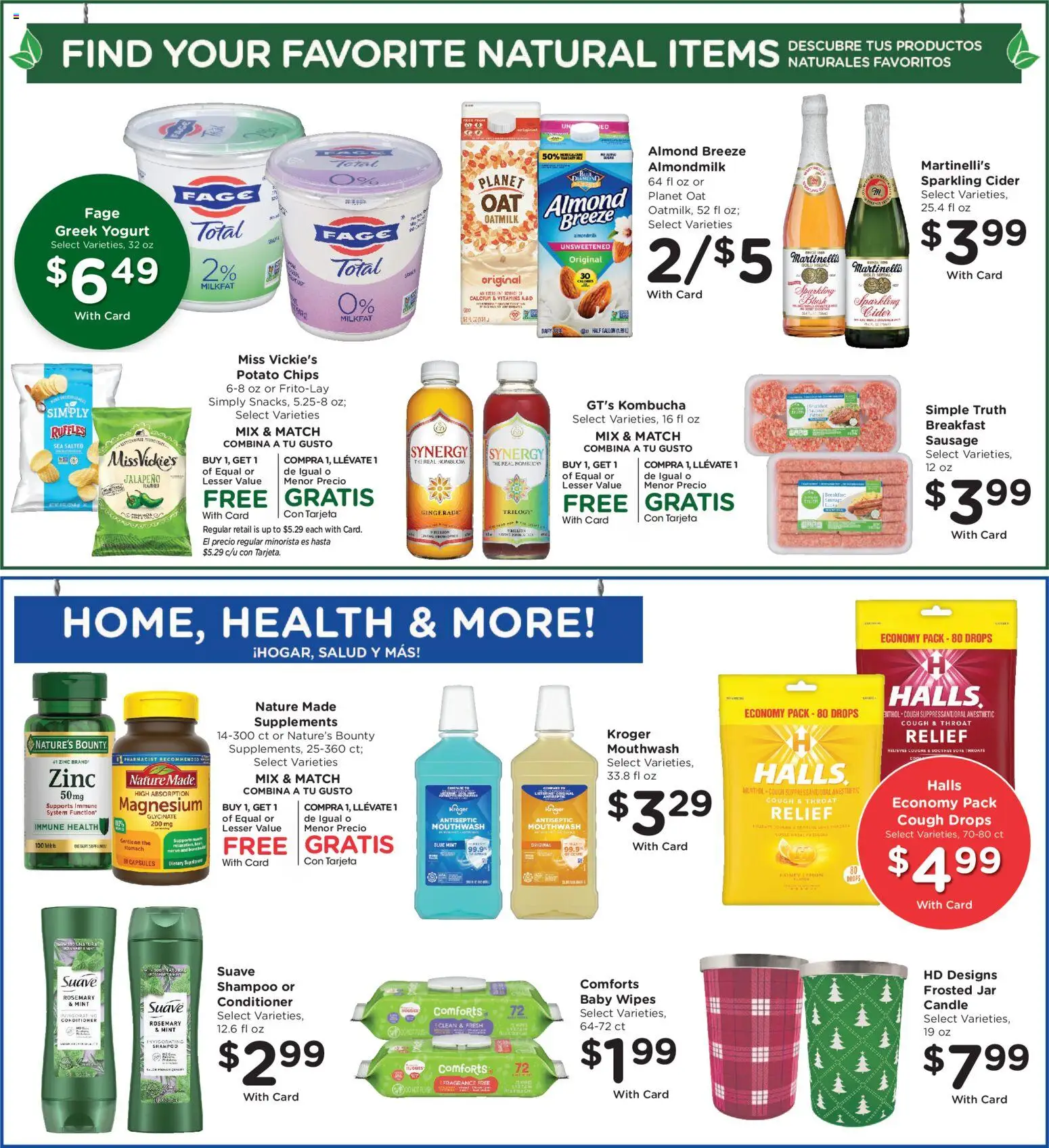 Smith's Weekly Ad - WY - valid from 10.12.2025 | Page: 10 | Products: Blush, Conditioner, Yogurt, Sausage