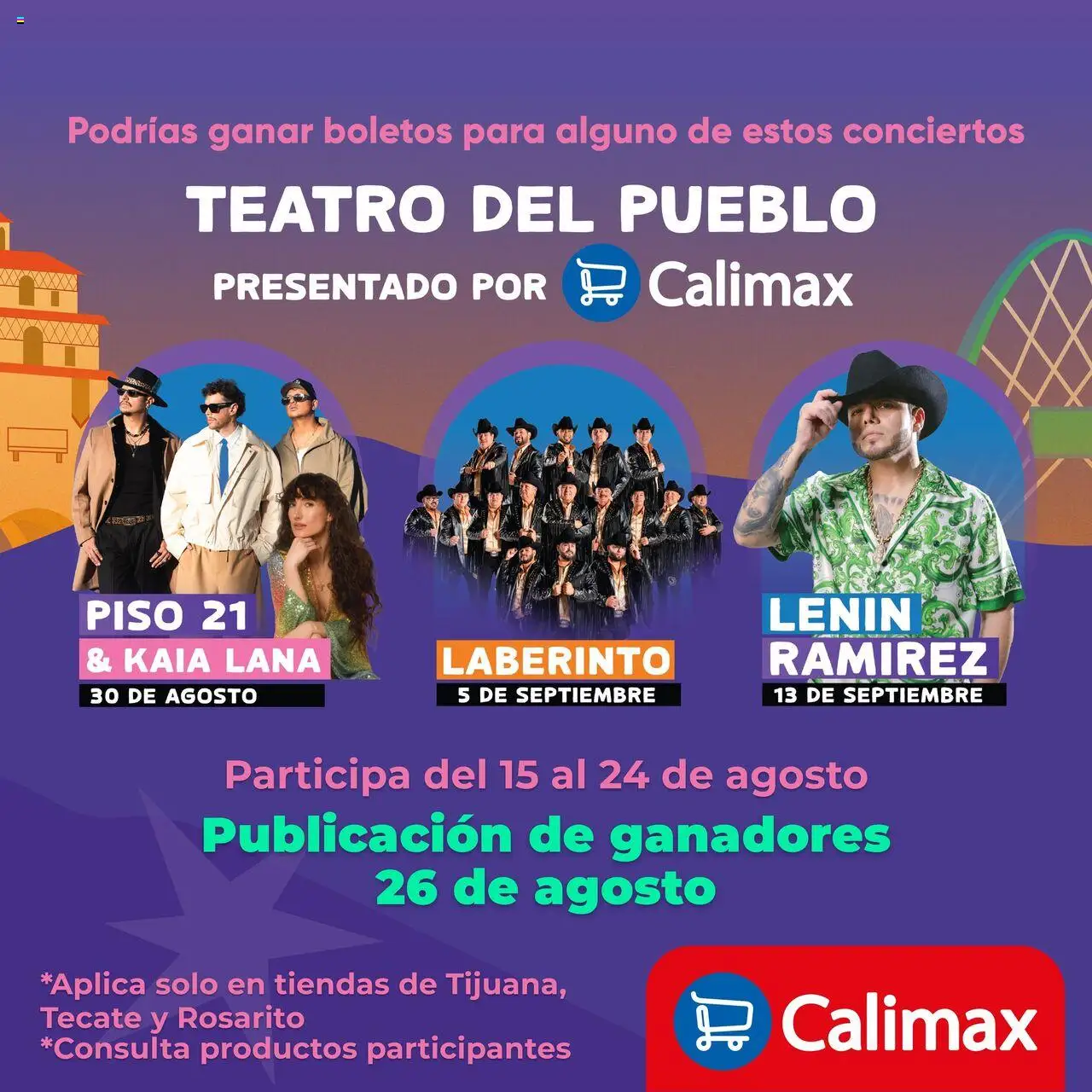 Nuevas ofertas de Calimax válidas en toda la República Mexicana desde el 15.08.2025. ¡Encuentra las mejores ofertas en Calimax - Folleto Vive la Feria Nacional de Tijuana! | Página: 4