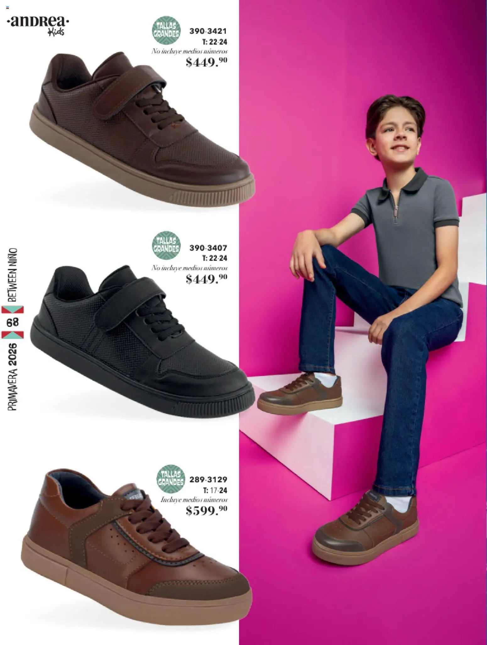 Nuevas ofertas de Andrea válidas en toda la República Mexicana desde el 25.01.2026. ¡Encuentra las mejores ofertas en Andrea catálogo Infantil! | Página: 68