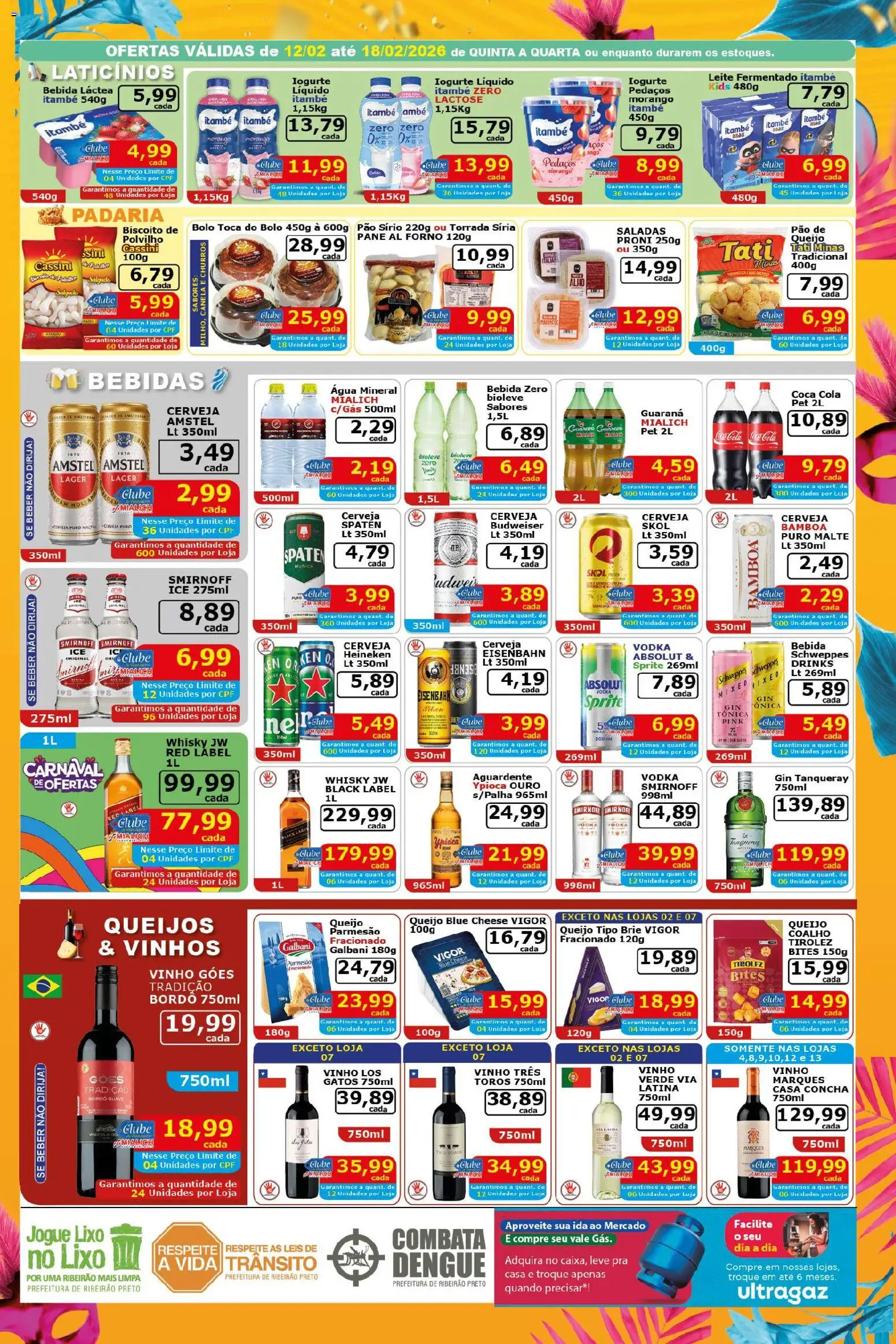 Mialich Supermercados Folheto - válido de 12.02.2026 | Página: 3 | Produtos: Pernil
