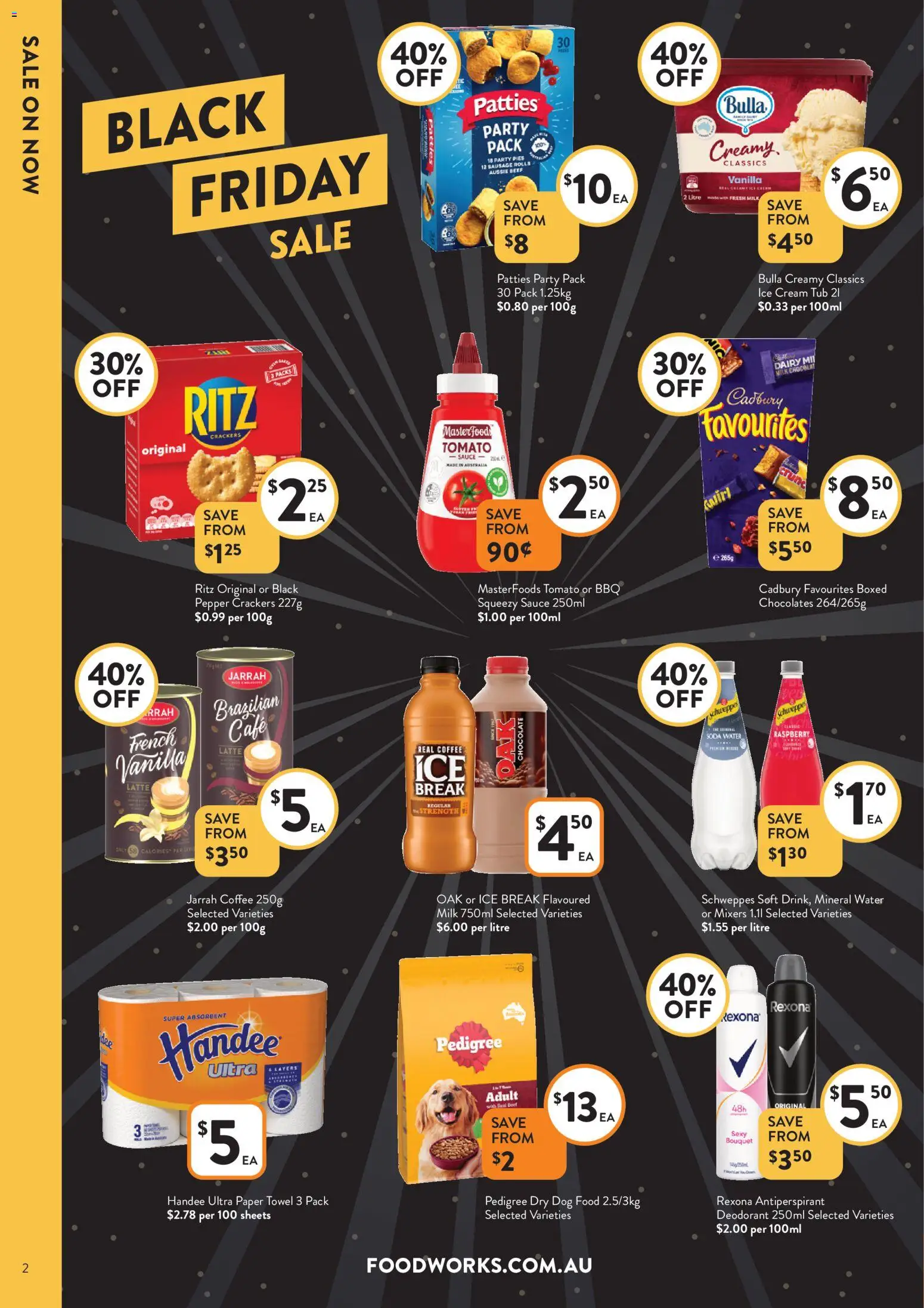 Foodworks catalogue - valid from 26.11.2025 | Page: 2 | Products: Sauce, Pepper, Sausage, Pies