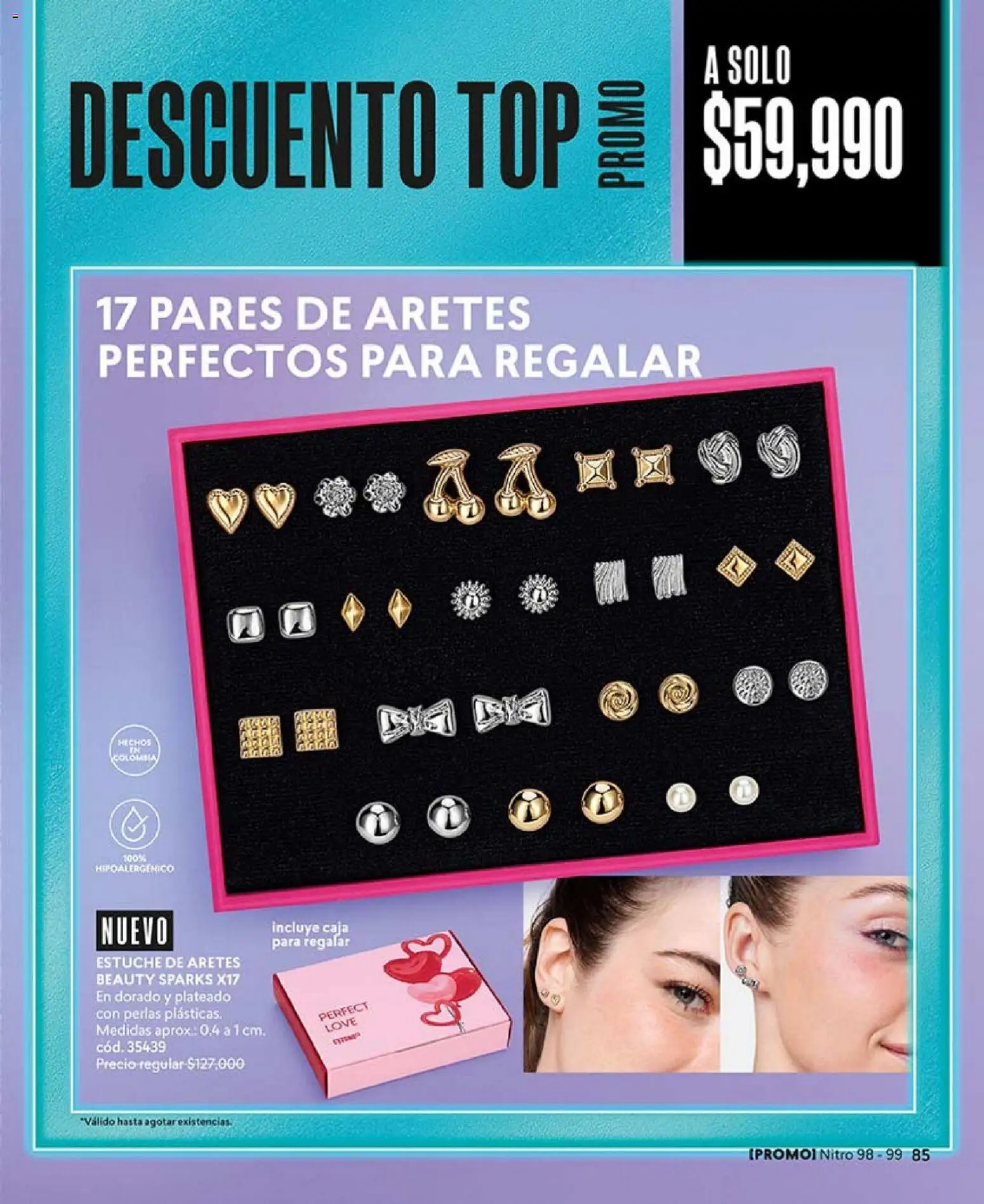 CyZone revista - valida desde el 01.03.2026 | Página: 96 | Productos: Estuche, Aretes, Caja, Top
