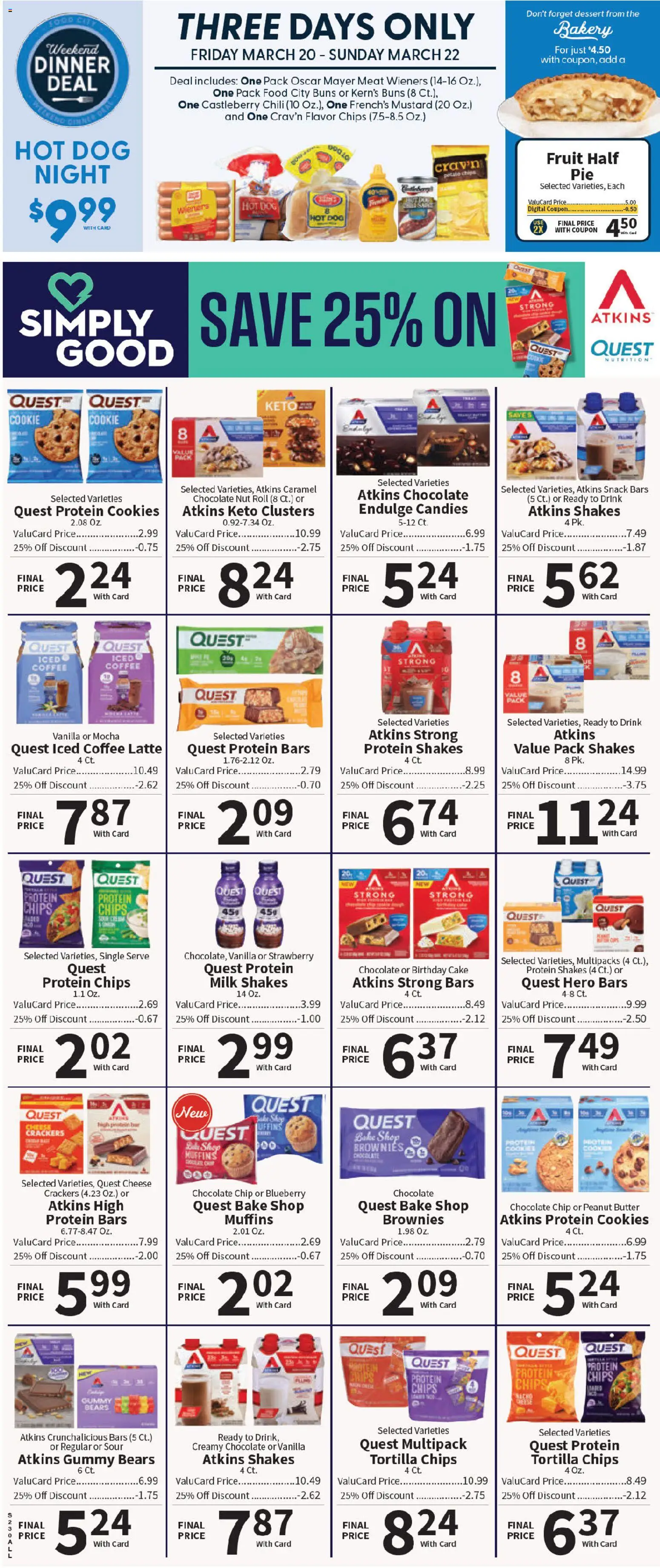 Food City Weekly Ad - valid from 18.03.2026 | Page: 2 | Products: Butter, Cheese, Chips, Cookies