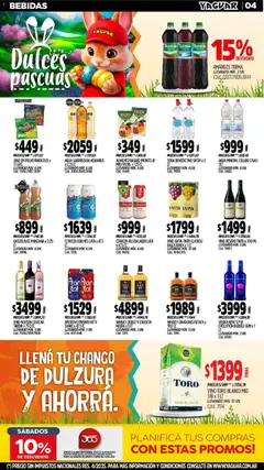 Vista previa Yaguar - Oferta Semanal Jujuy válido desde el 23.03.2026 | Página: 4 | Productos: Whisky, Soda, Manzana, Cerveza