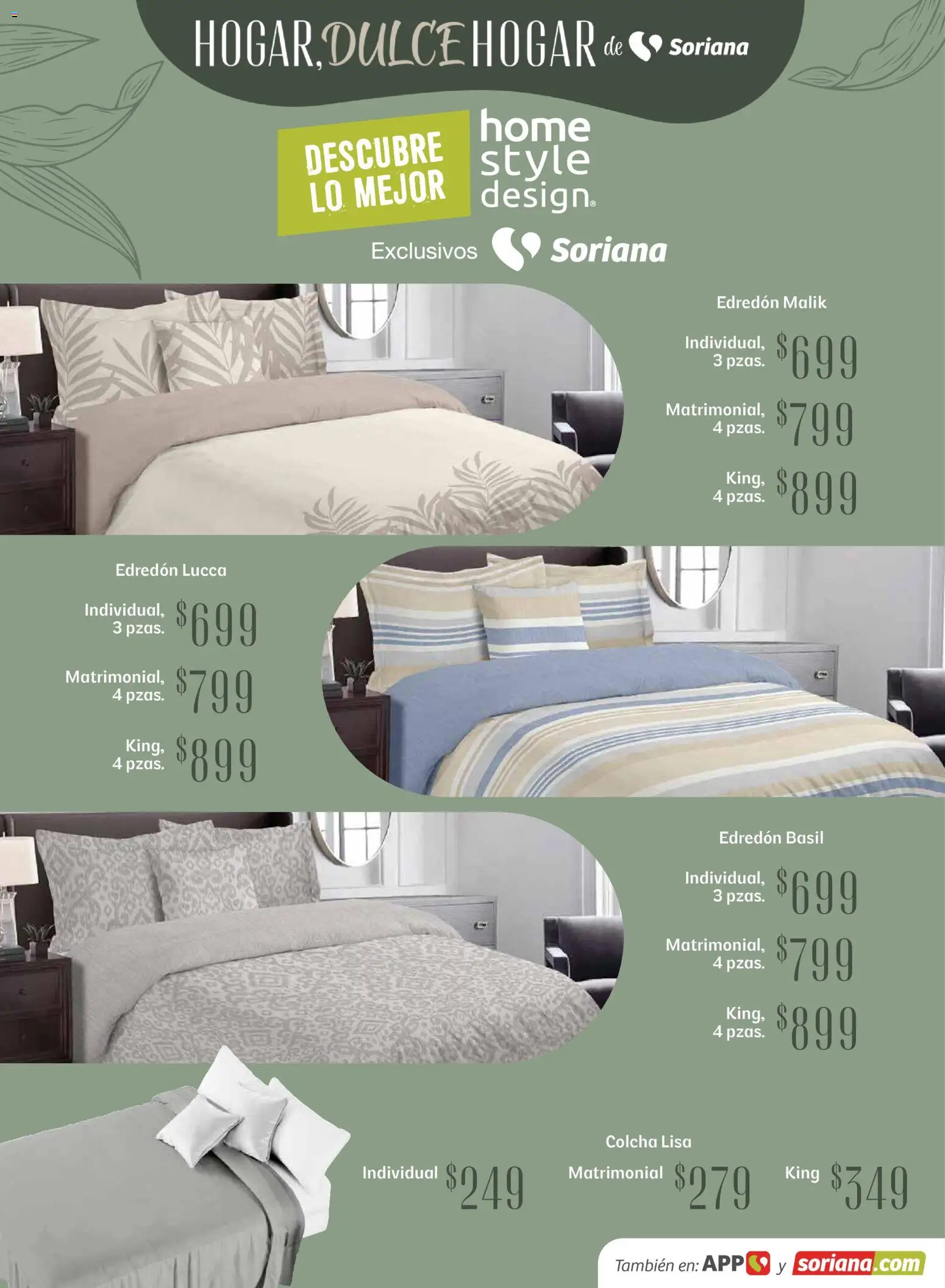 Nuevas ofertas de Soriana válidas en toda la República Mexicana desde el 15.04.2026. ¡Encuentra las mejores ofertas en Soriana Hogar Dulce Hogar Híper Nacional! | Página: 34