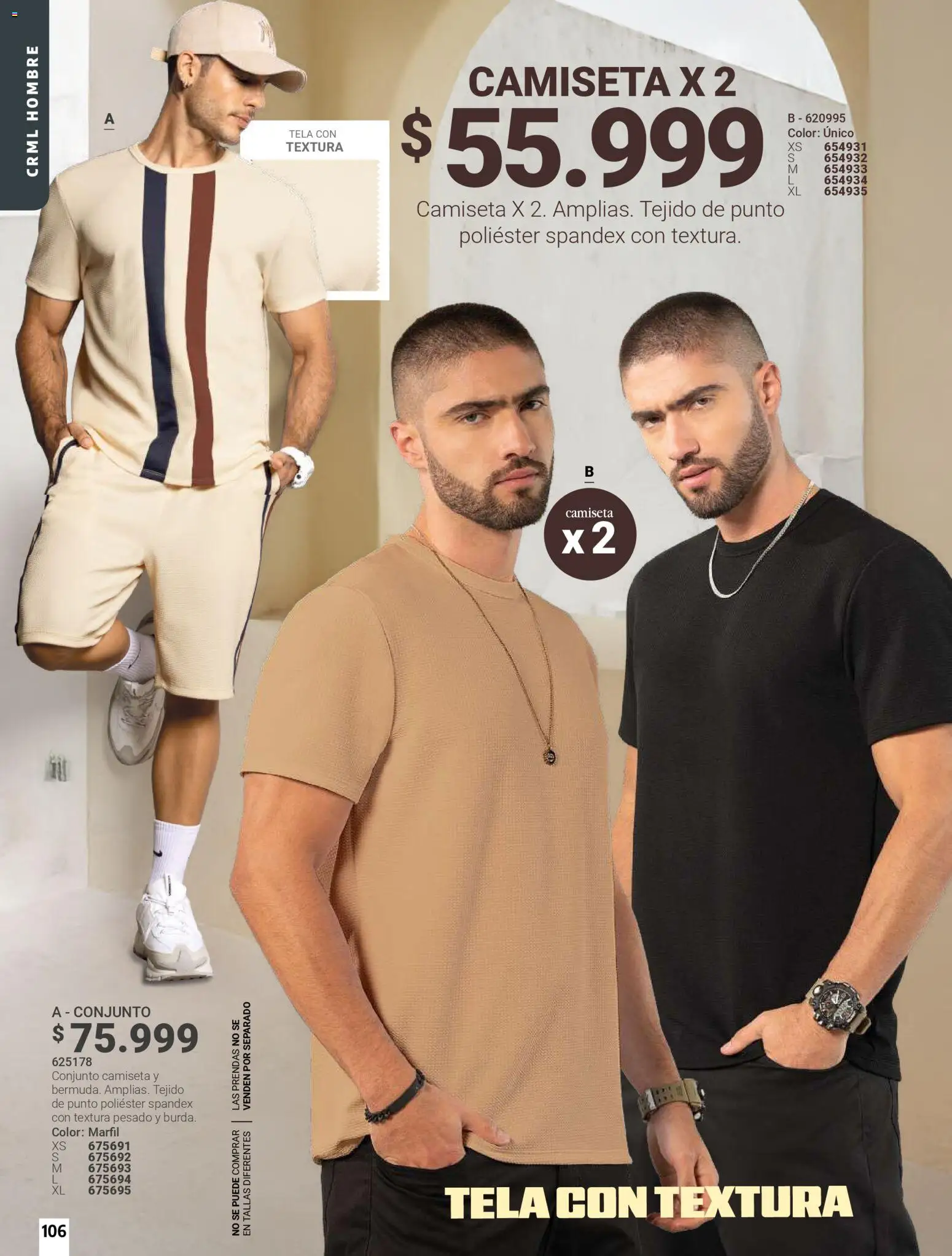 Carmel revista - valida desde el 01.04.2026 | Página: 106 | Productos: Camiseta, Conjunto