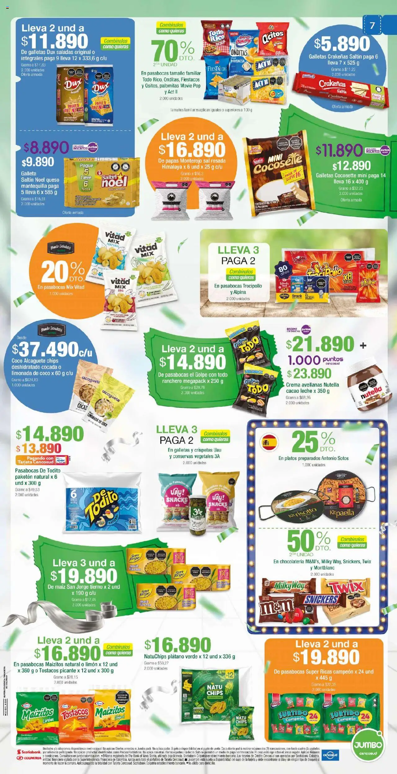 Jumbo revista - valida desde el 25.09.2025 | Página: 7 | Productos: Sal, Maiz, Mantequilla, Leche