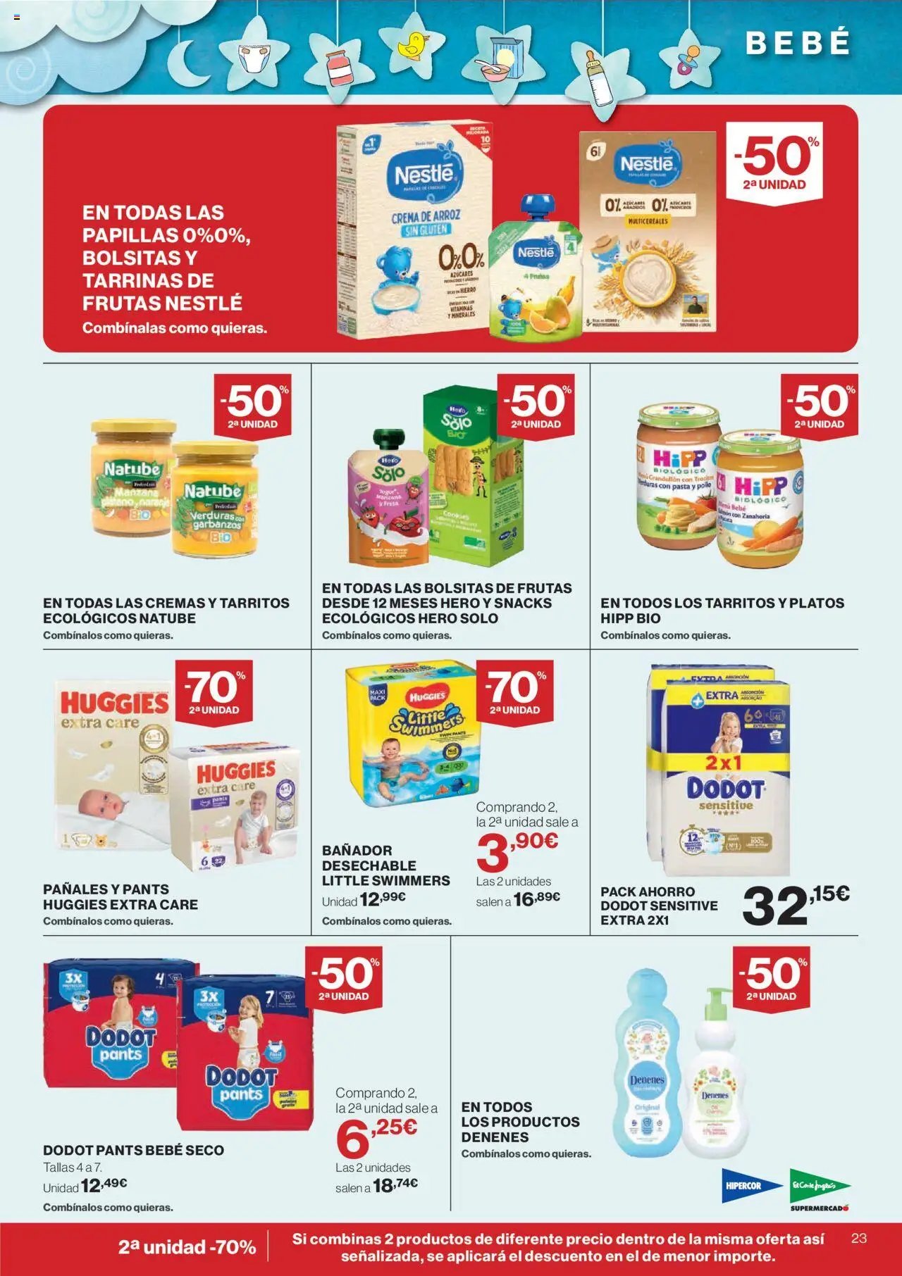 Nuevas ofertas de El Corte Inglés válidas en toda la República Mexicana desde el 14.08.2025. ¡Encuentra las mejores ofertas en El Corte Inglés - Catálogo Nuestros Mejores Precios! | Página: 27 | Productos: Pollo, Garbanzos, Pañales, Zanahoria