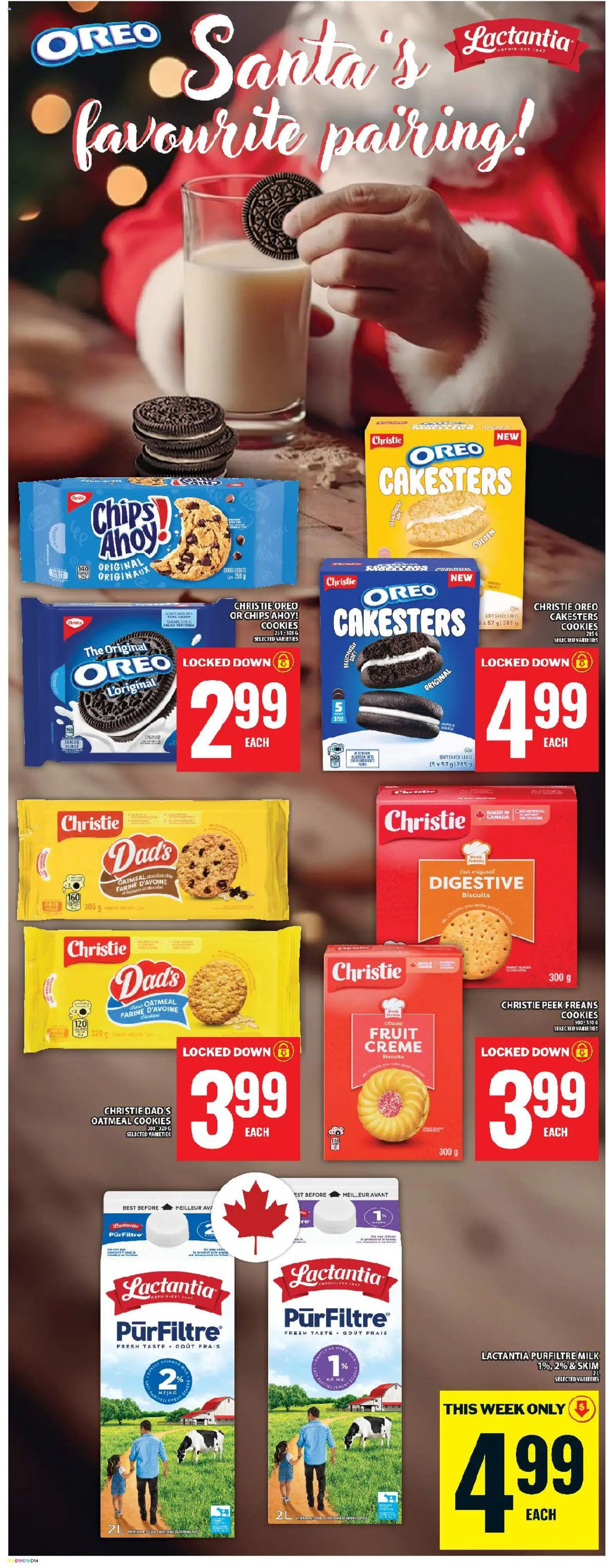 Food Basics flyer valid from 27.11.2025 | Page: 20 | Products: Chips, Cookies, Milk