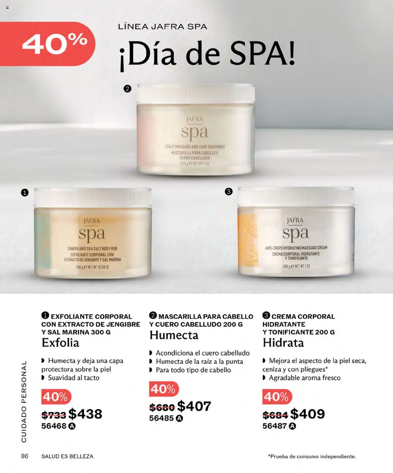 Nuevas ofertas de JAFRA válidas en toda la República Mexicana desde el 01.07.2025. ¡Encuentra las mejores ofertas en JAFRA catálogo! | Página: 86