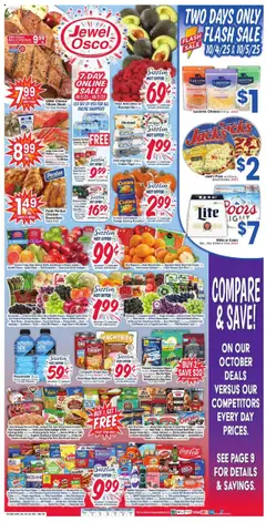 Preview of Jewel Osco weekly ads valid from 01.10.2025