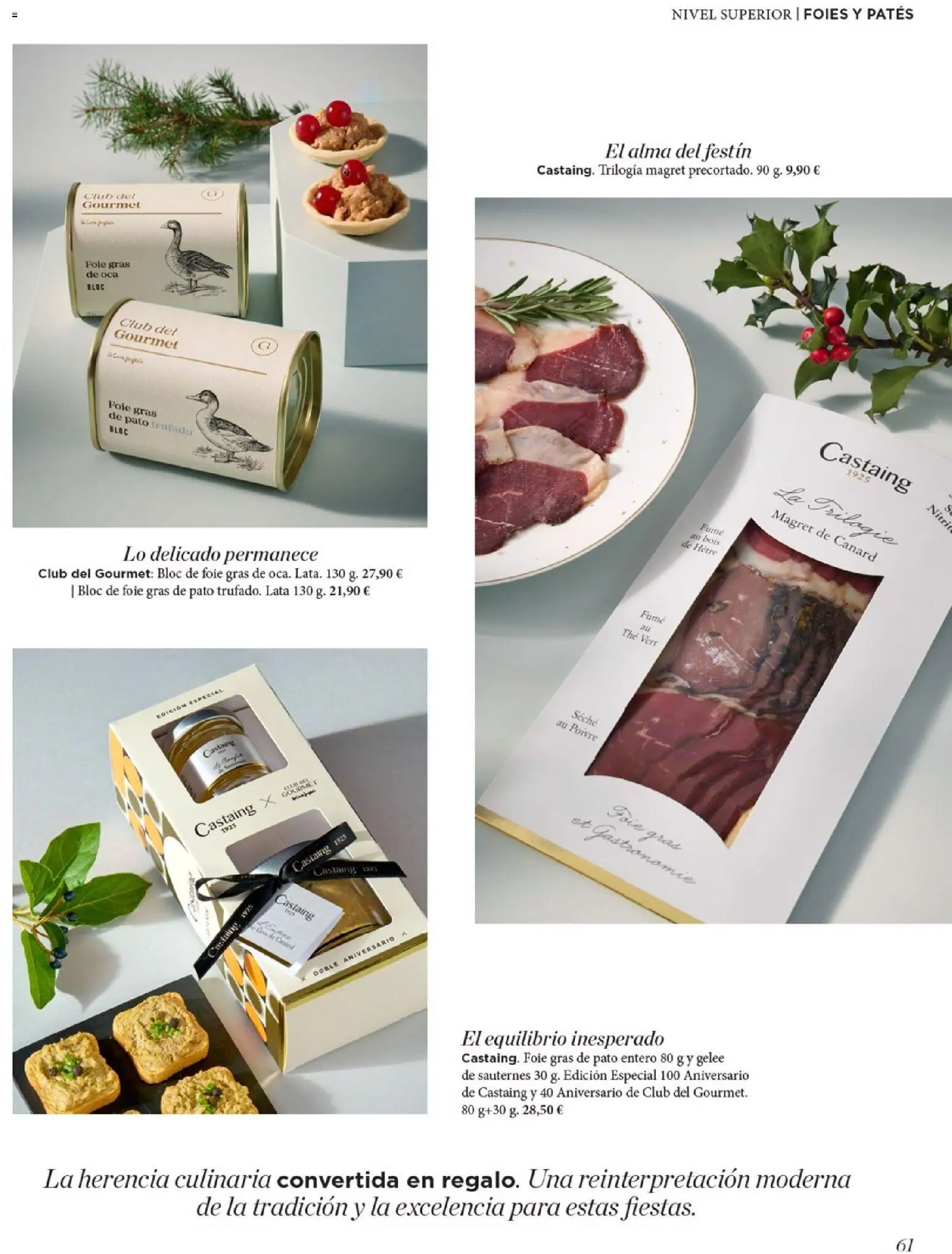 Nuevas ofertas de El Corte Inglés válidas en toda la República Mexicana desde el 19.11.2025. ¡Encuentra las mejores ofertas en El Corte Inglés catálogo El Placer De Regalar! | Página: 61