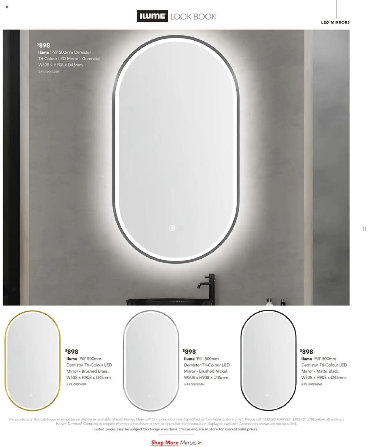 Harvey Norman catalogue - valid from 11.06.2025 | Page: 11 | Products: Mirror, Accessories