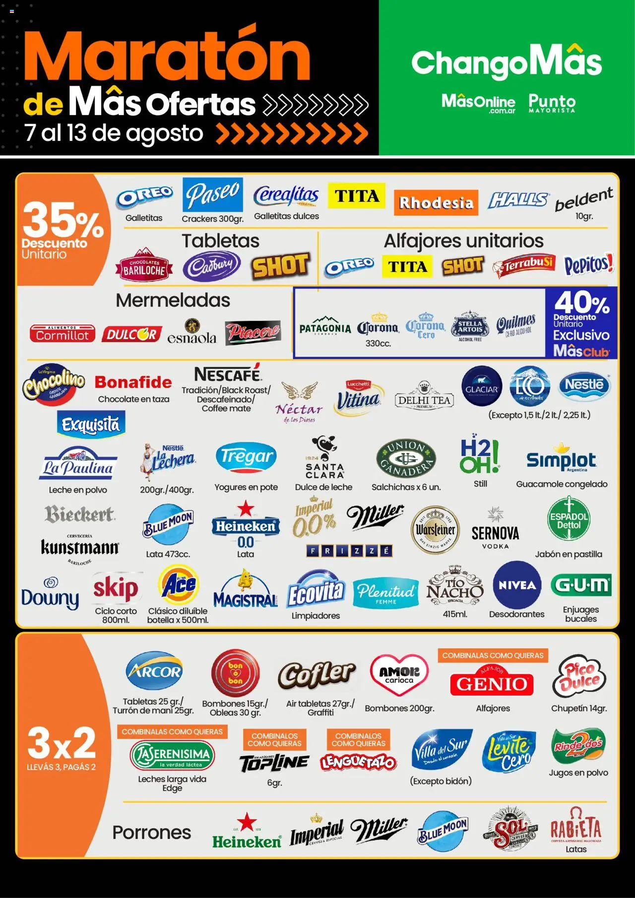 Changomas ofertas │ válido desde el 07.08.2025 | Página: 9 | Productos: Botella, Leche en polvo, Polvo, Leche