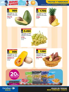 Vista previa Carrefour - Frutas y Verduras  válido desde el 26.01.2026