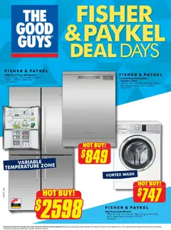 Preview of The Good Guys Fisher & Paykel Deal Days Catalogue - valid from 10.12.2025
