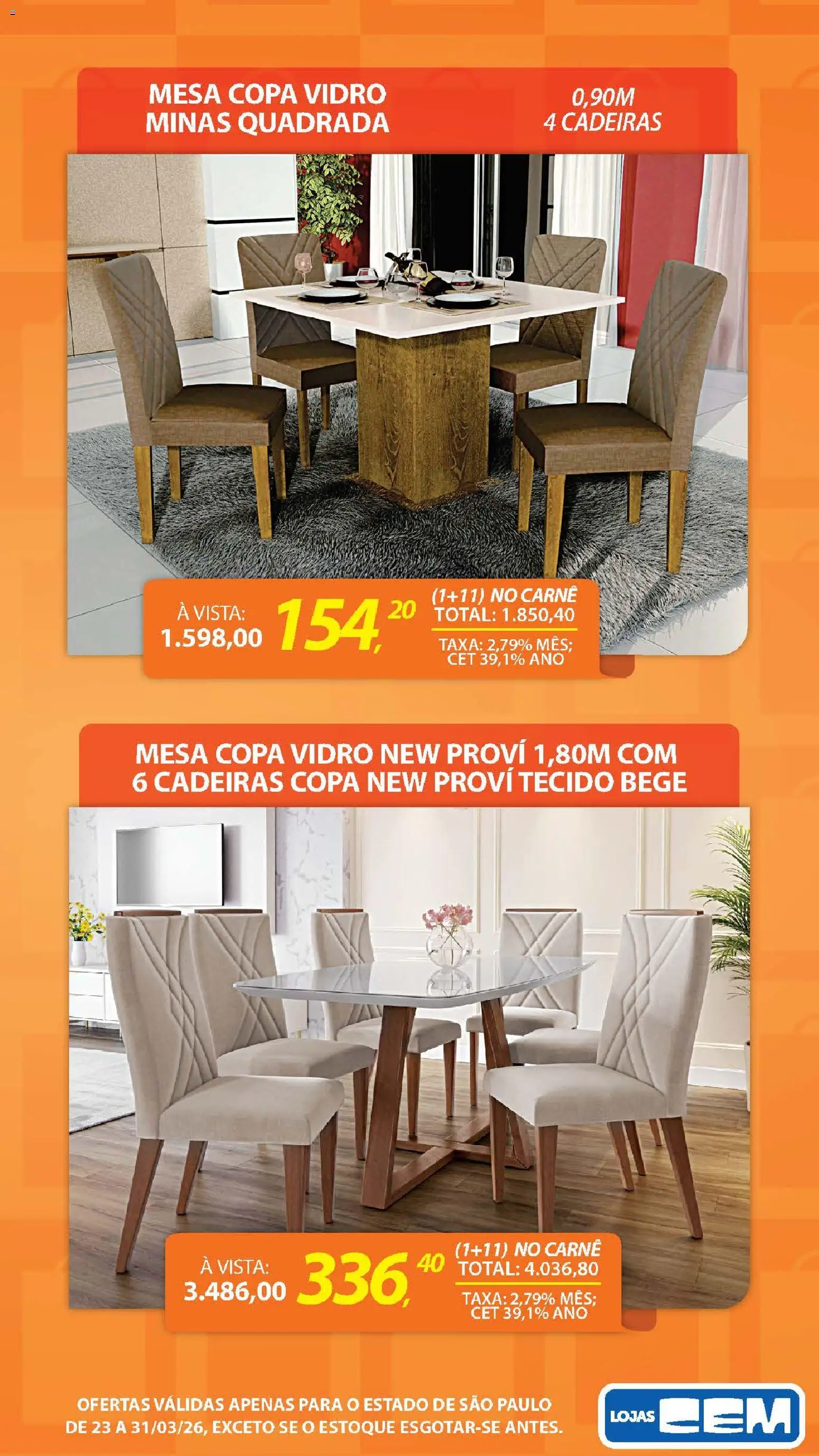 Lojas Cem Folheto - válido de 23.03.2026 | Página: 88