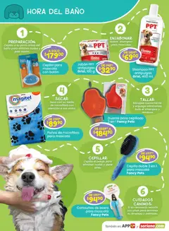 Vista previa de Soriana - Especial Mascotas Súper Nacional, nuevo folleto de la tienda, válido en México a partir del 29.01.2026 | Página: 7 | Productos: Cepillo, Baño, Guante, Jabón