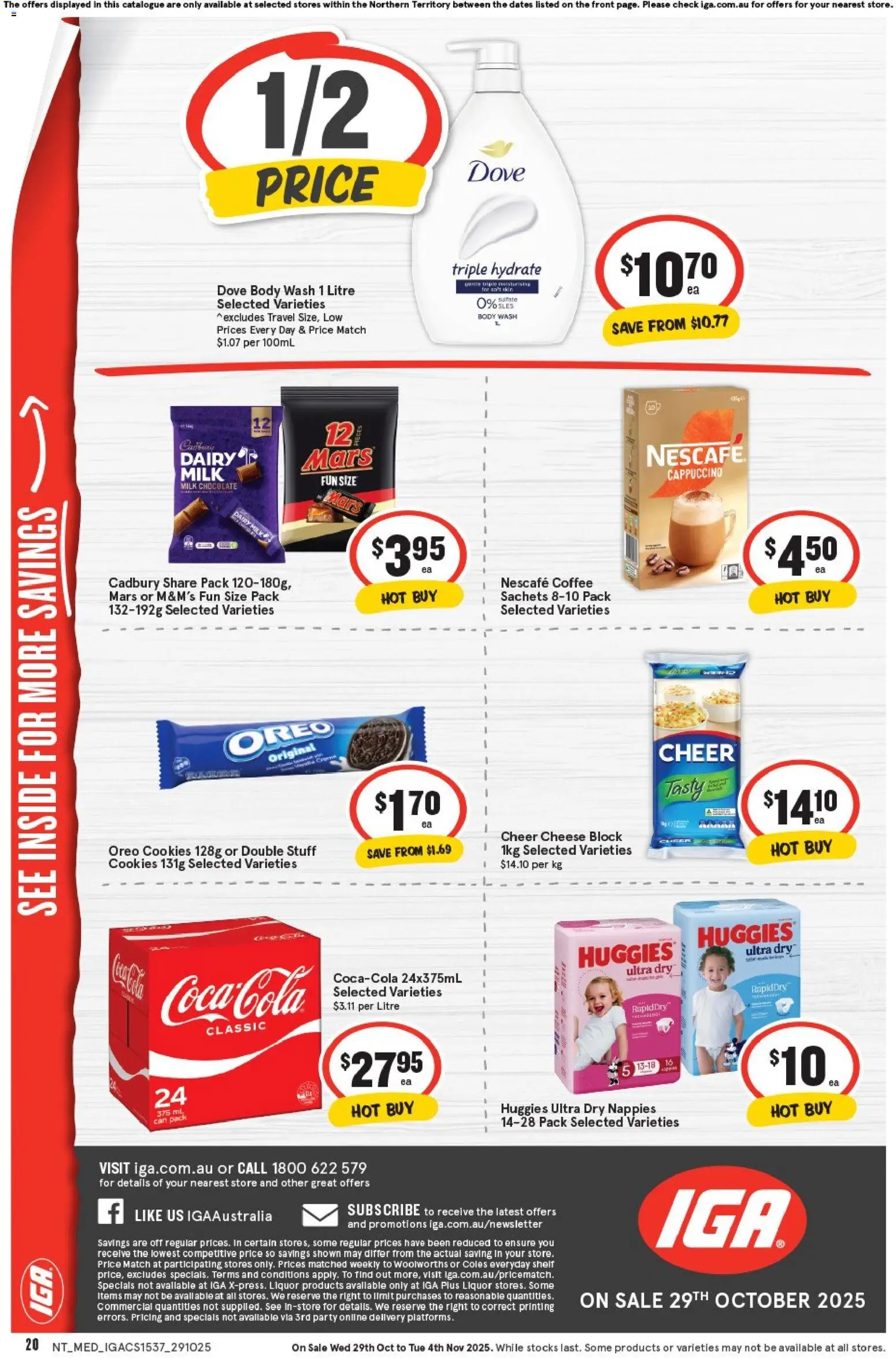 IGA catalogue - valid from 29.10.2025 | Page: 16 | Products: Milk, Coffee, Chocolate, Nescafe