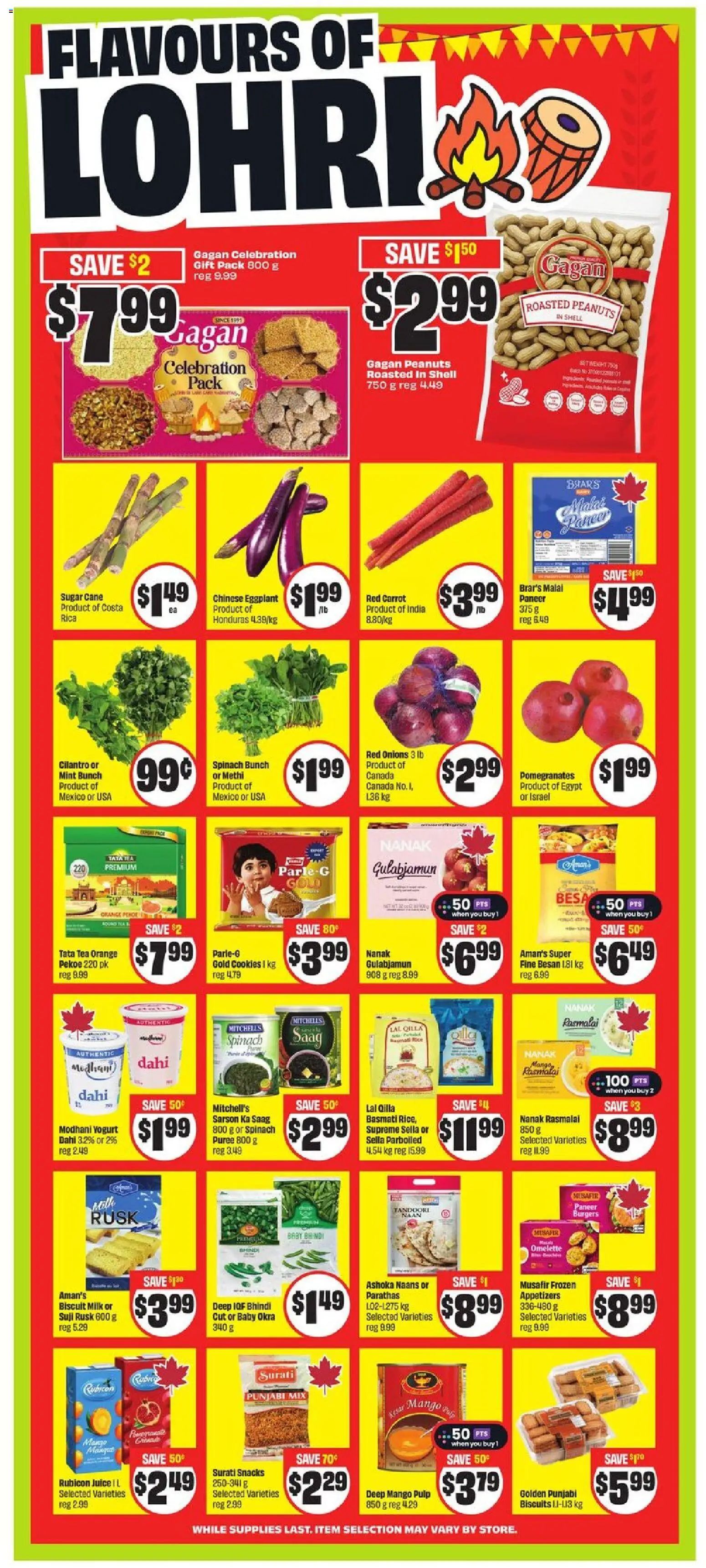 FreshCo flyer valid from 08.01.2026 | Page: 6 | Products: Tea, Cookies, Milk, Juice