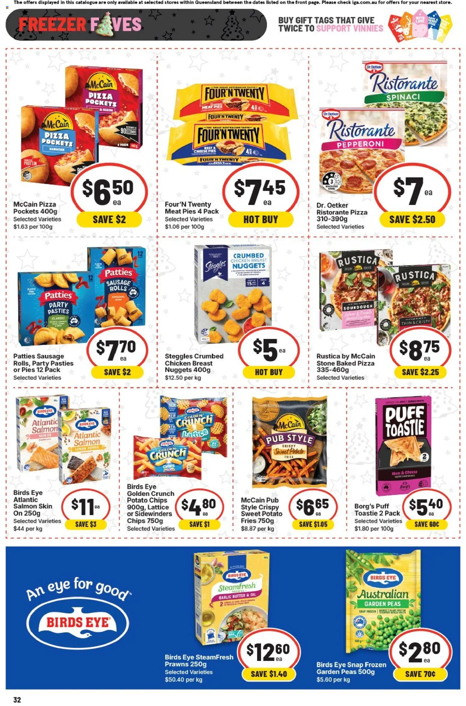 IGA catalogue - valid from 26.11.2025 | Page: 31 | Products: Ham, Chicken, Salmon, Pies