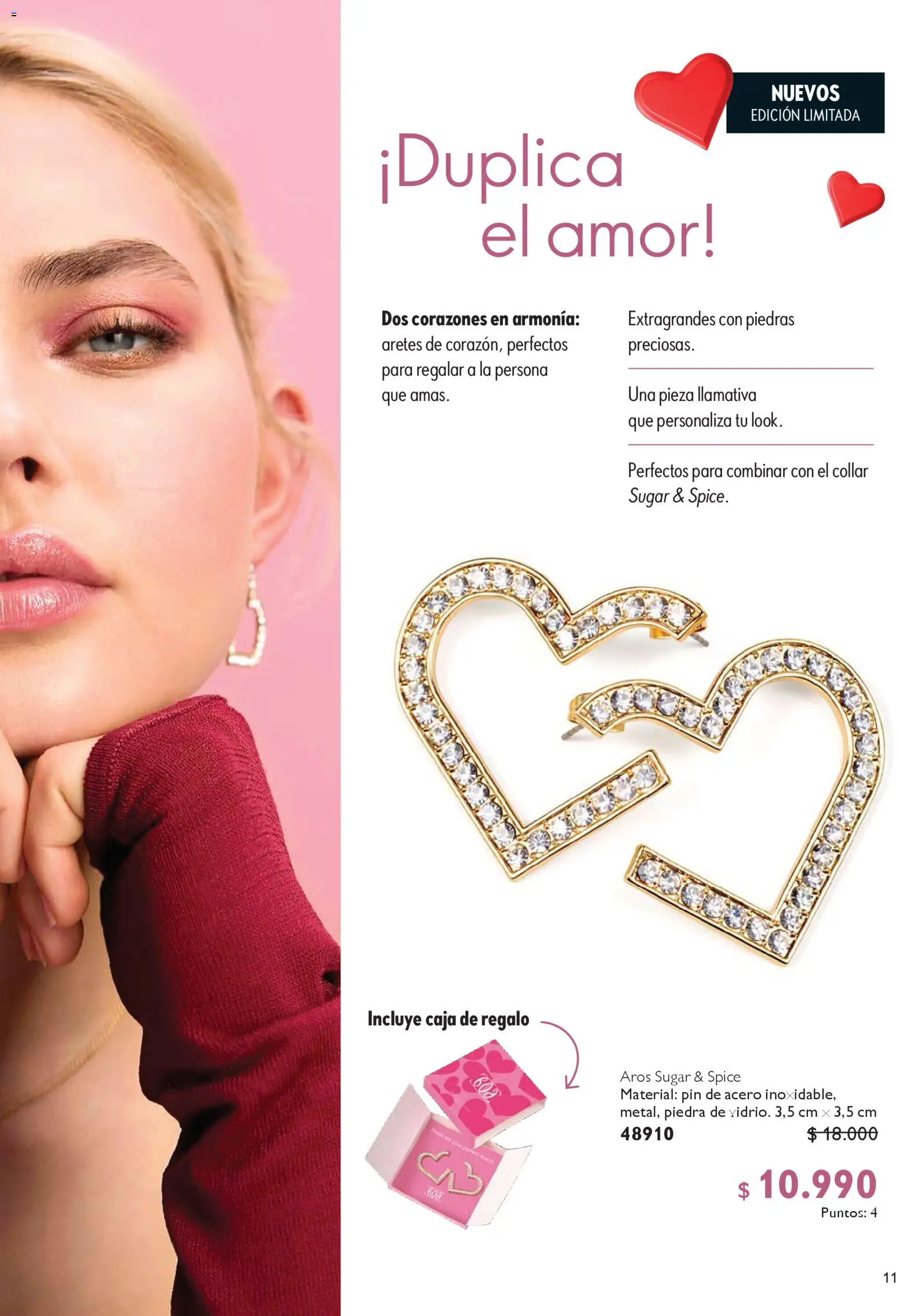Oriflame catálogo │ válido desde el 24.01.2026 | Página: 11 | Productos: Caja, Collar, Aros