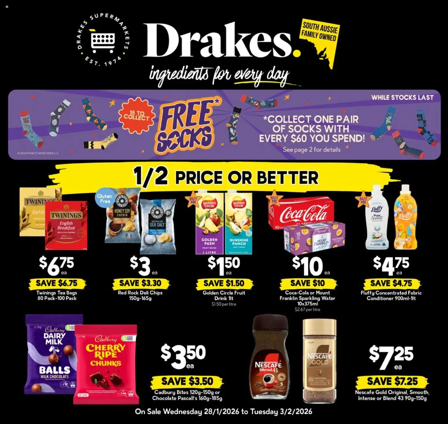 Drakes catalogue - valid from 28.01.2026 | Page: 21 | Products: Dairy, Tea, Salt, Socks