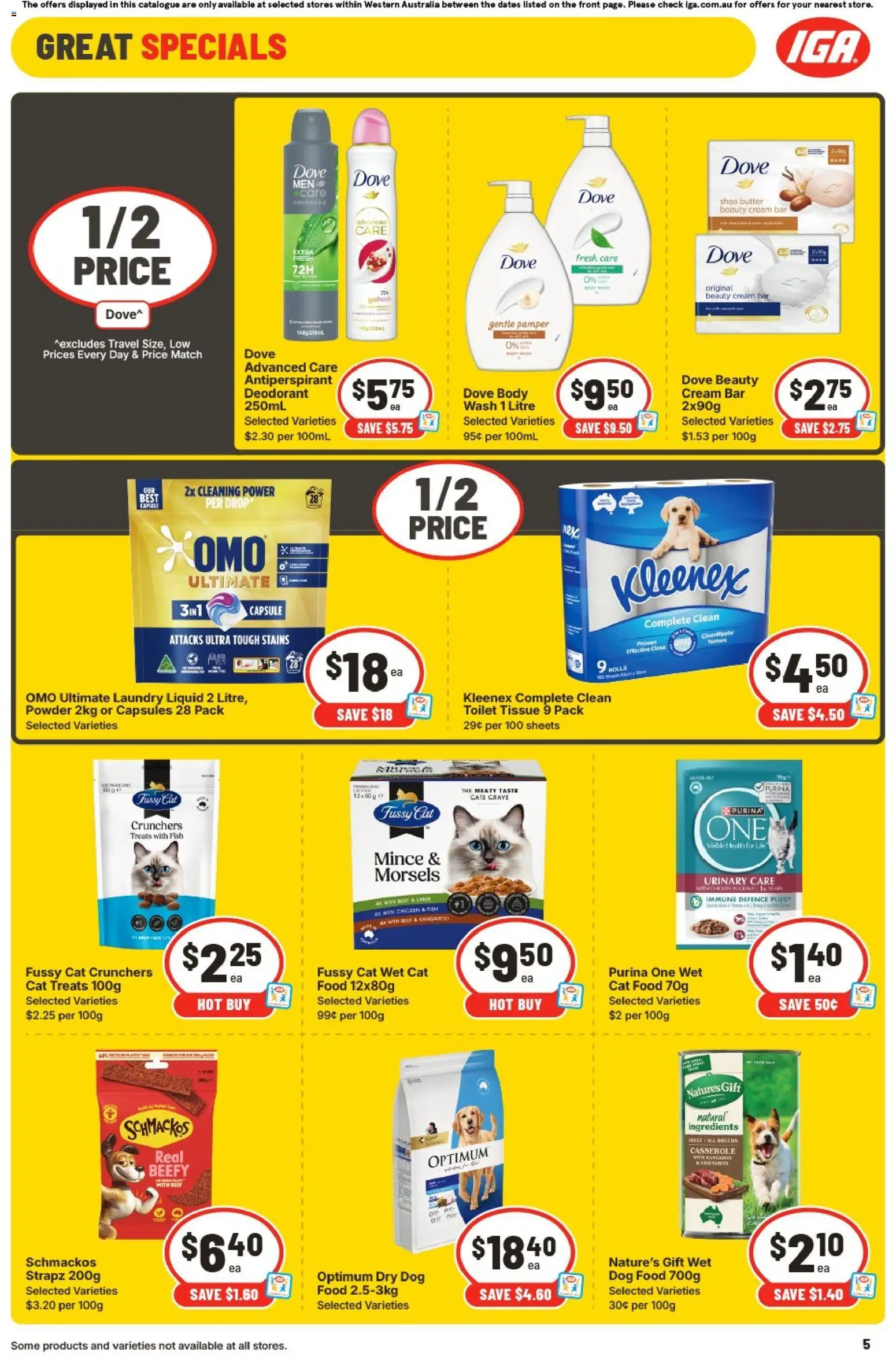 IGA catalogue - valid from 28.01.2026 | Page: 5 | Products: Toilet, Butter, Lamb, Dog food