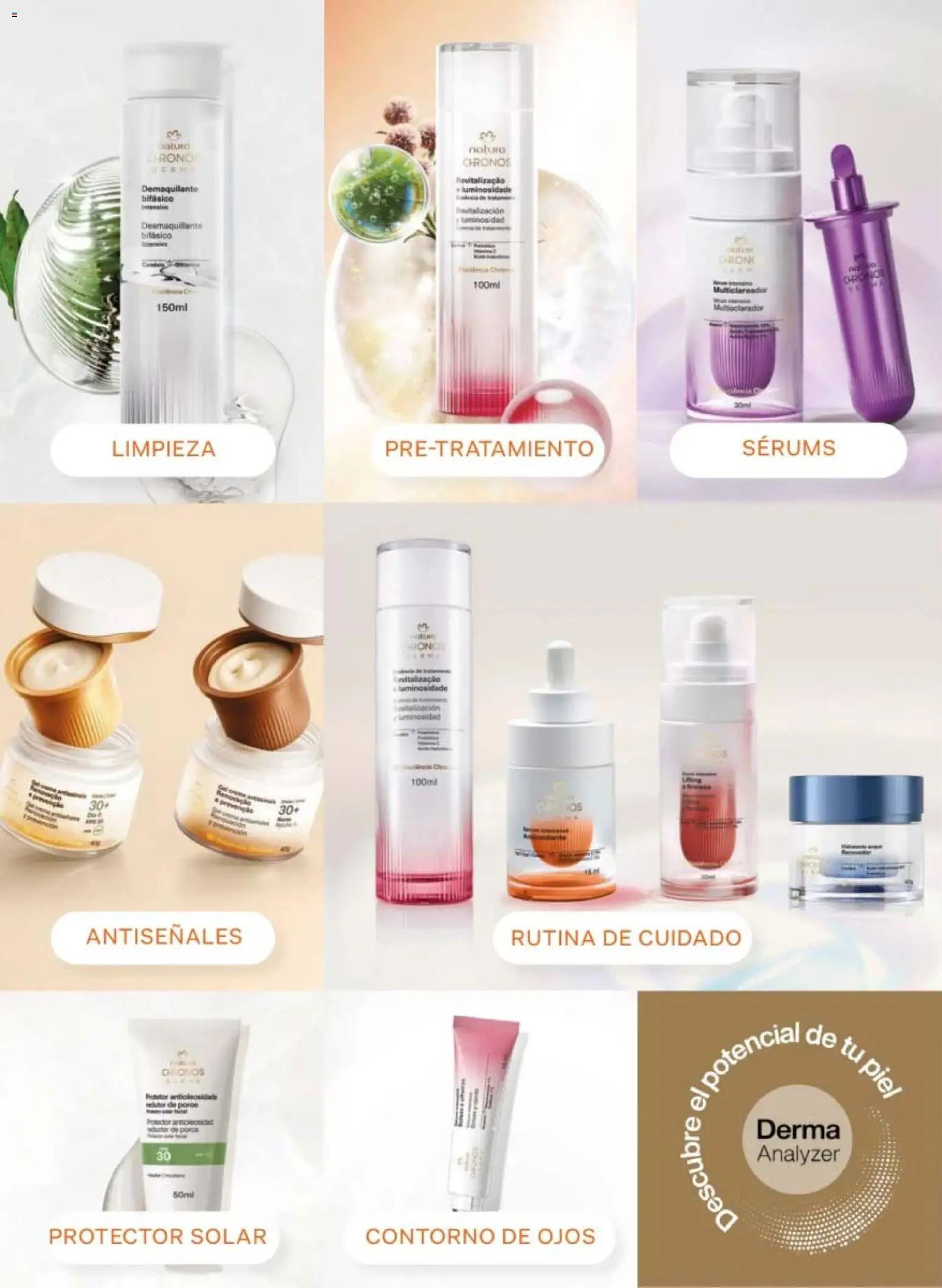 Nuevas ofertas de Natura válidas en toda la República Mexicana desde el 20.02.2026. ¡Encuentra las mejores ofertas en Natura campaña 4 2026! | Página: 72 | Productos: Contorno de ojos, Contorno, Desmaquillante, Protector solar