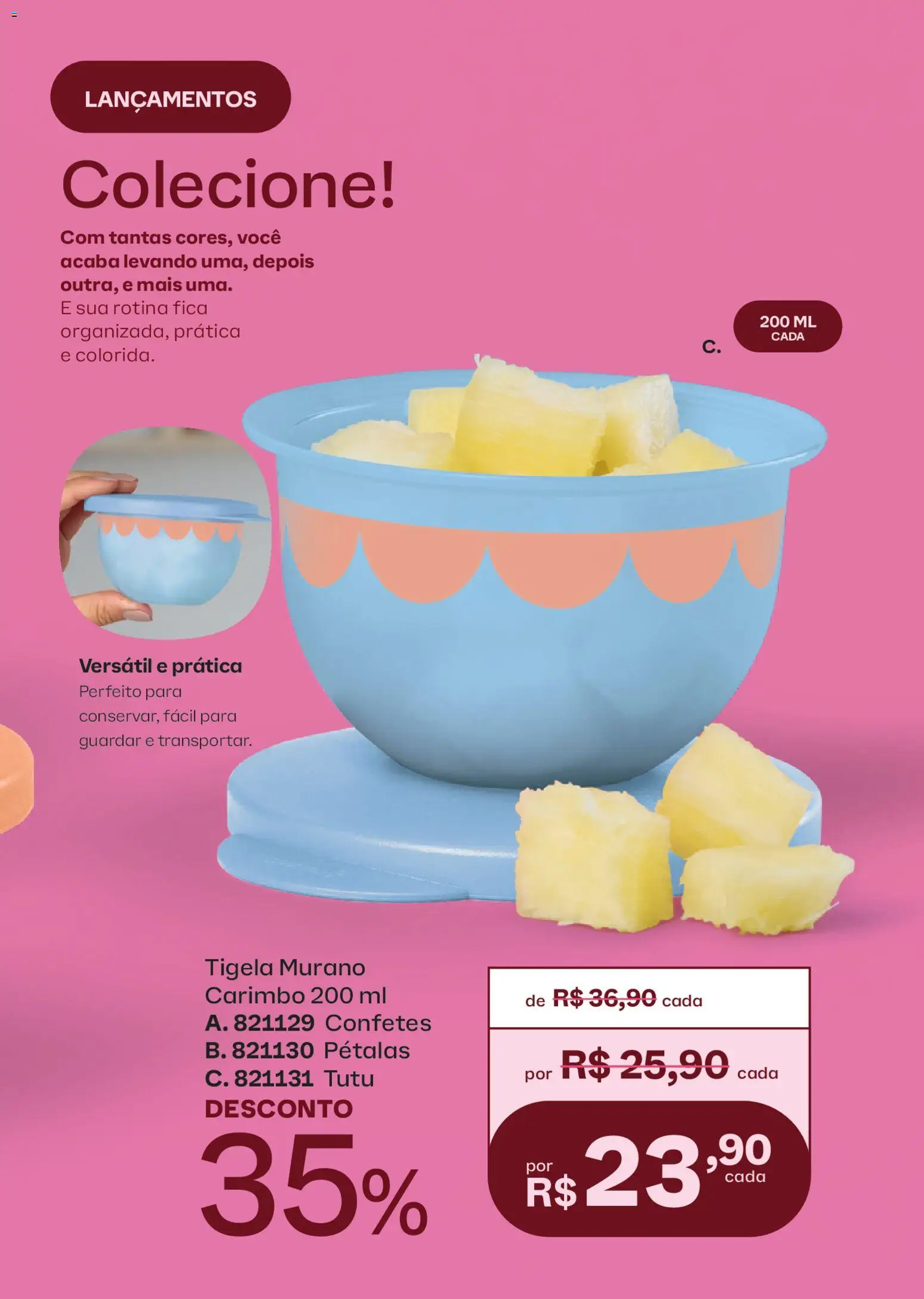 Tupperware Folheto - válido de 01.03.2026 | Página: 45 | Produtos: Tigela