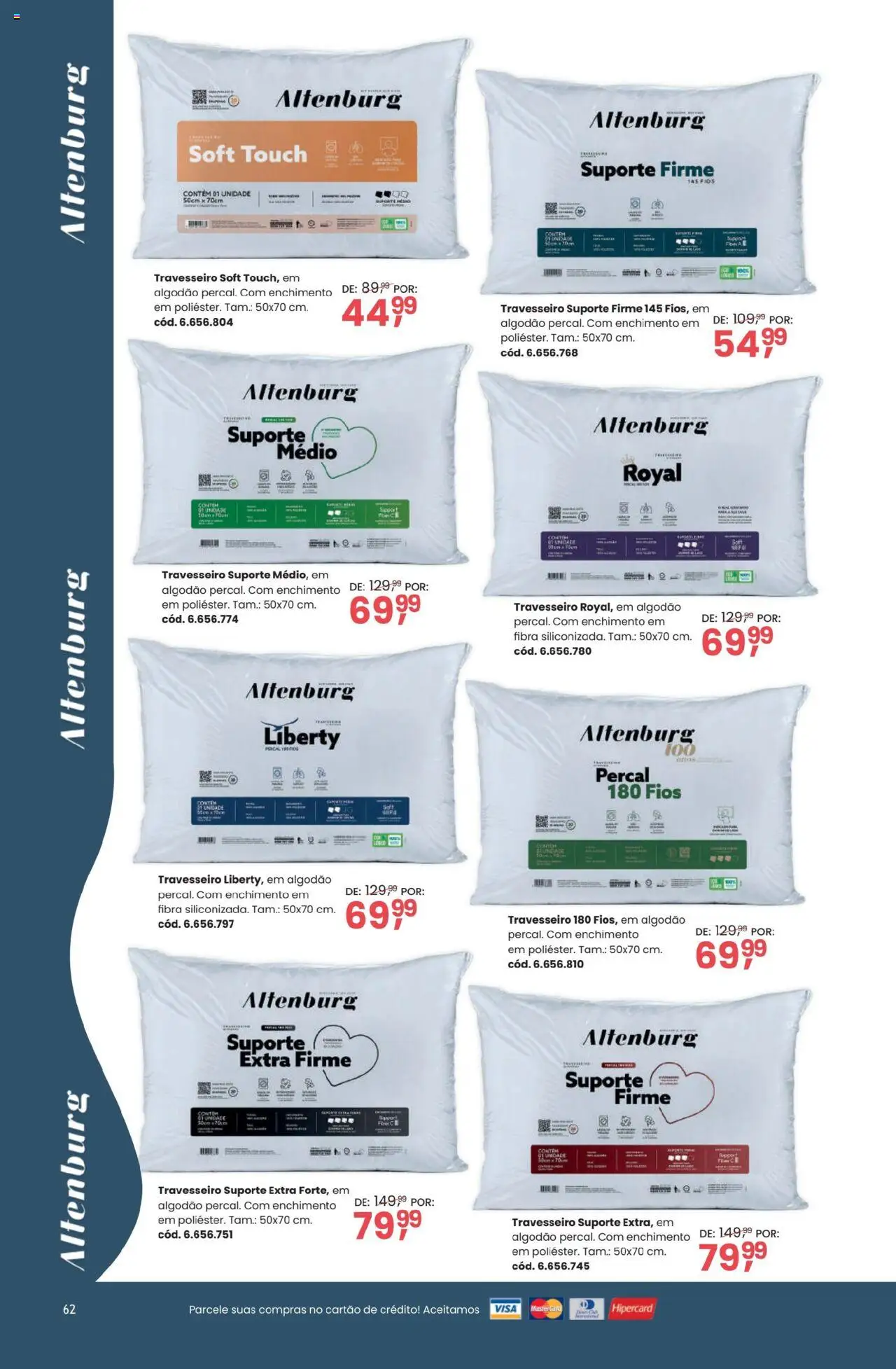 Quatro Estações Folheto - válido de 01.09.2025 | Página: 62 | Produtos: Travesseiro, Algodão