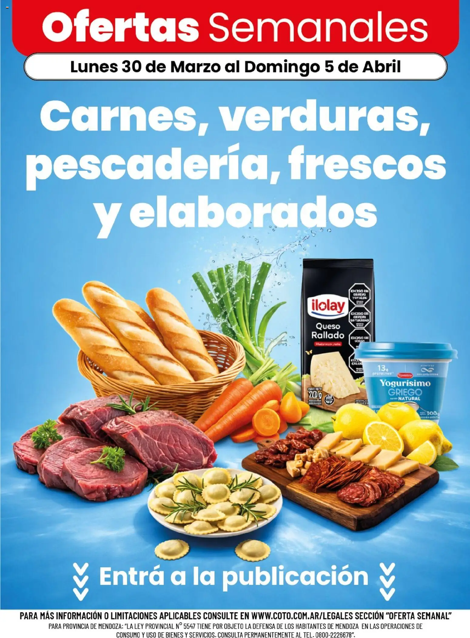 Coto - Ofertas Carnes, │ válido desde el 30.03.2026 | Página: 1 | Productos: Queso
