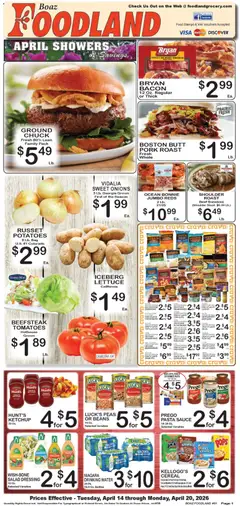 Preview of Foodland weekly ads valid from 14.04.2026