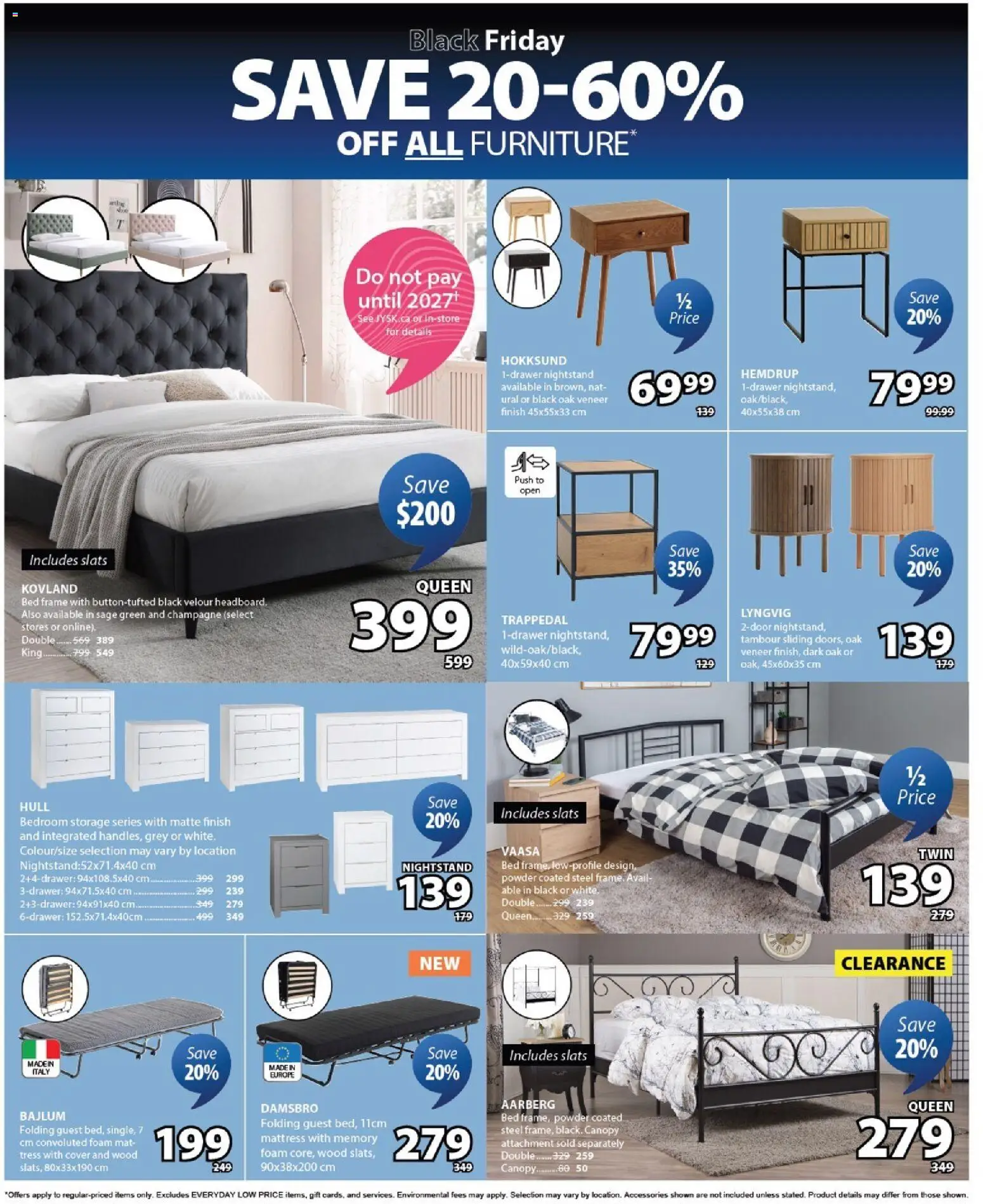 JYSK flyer valid from 20.11.2025 | Page: 11 | Products: Powder, Bed, Mattress